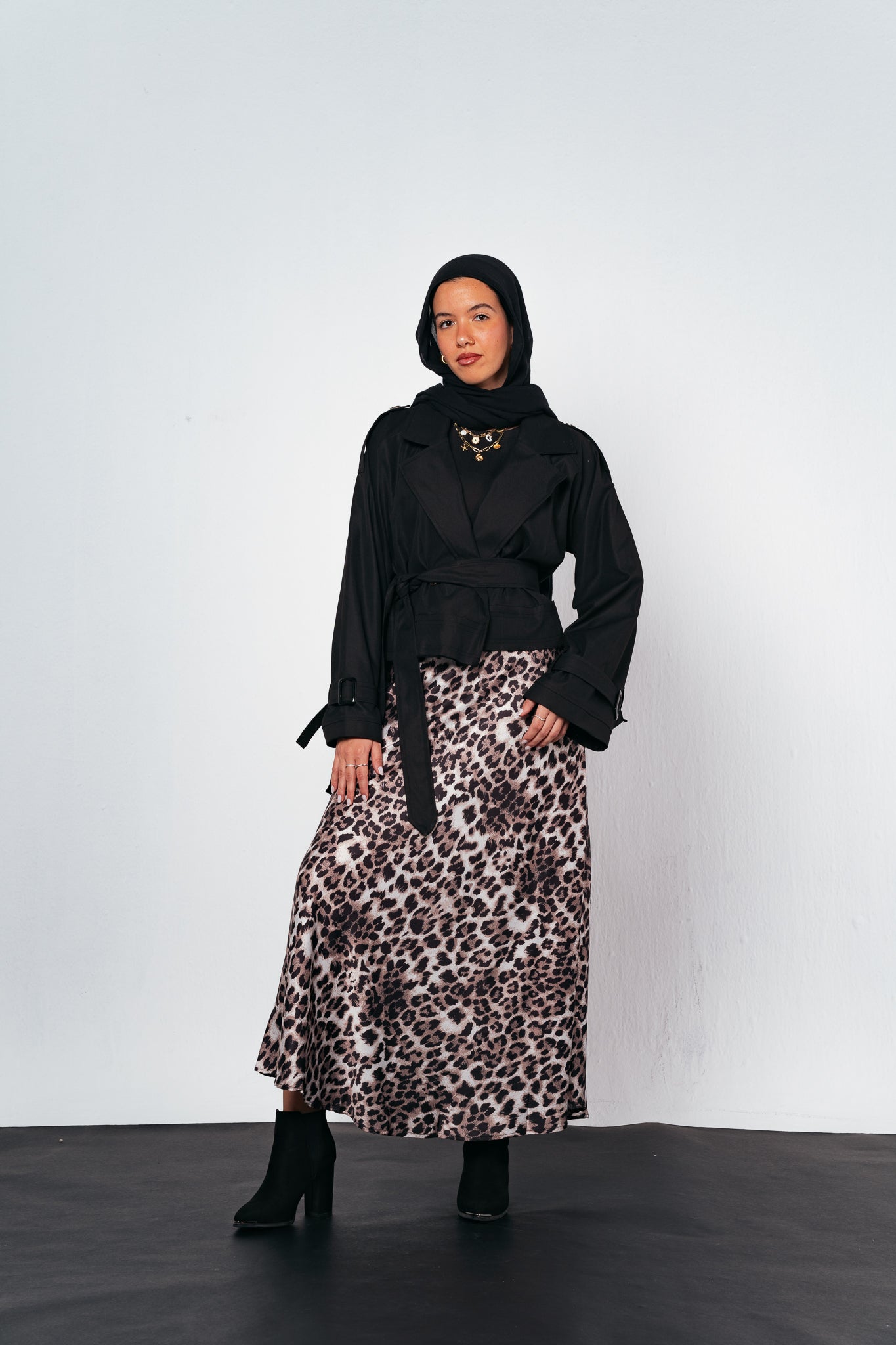 Greige Leo Skirt