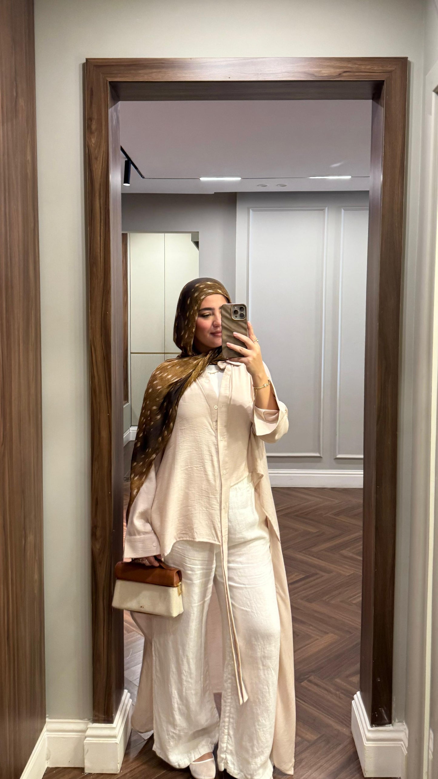 All Around Asymmetric Top in Beige