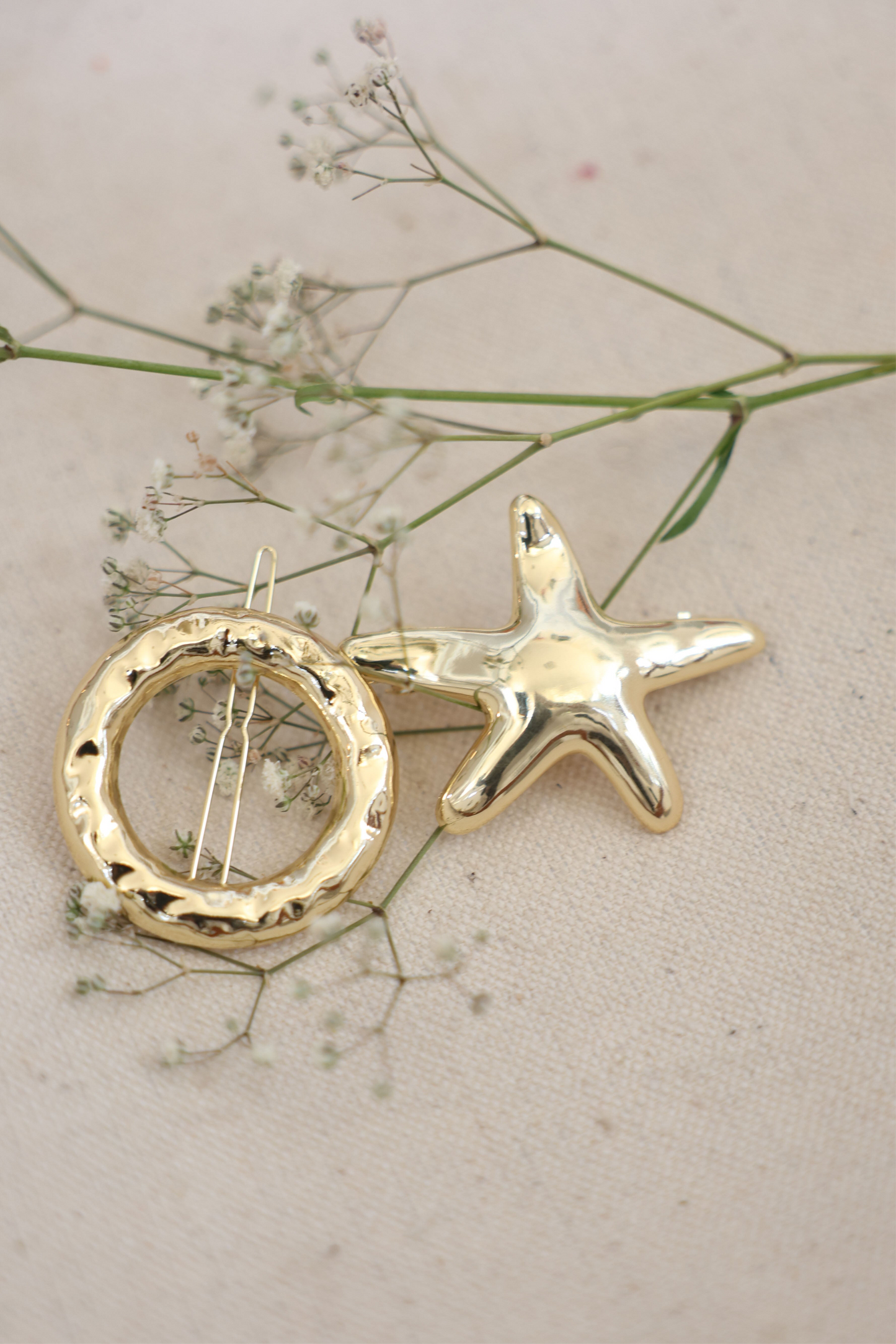 Golden Ring Brooch