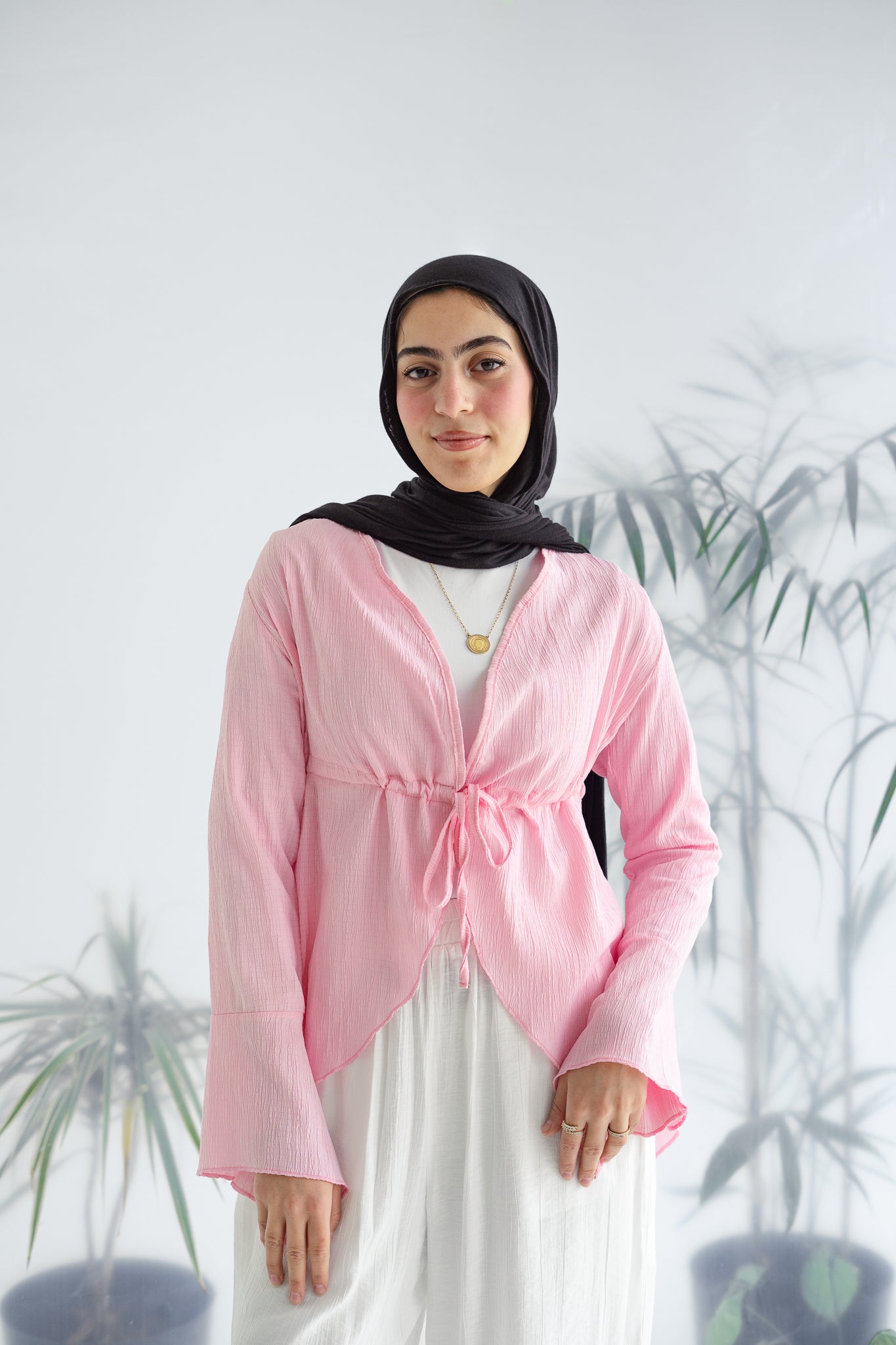 Long celine top in pink