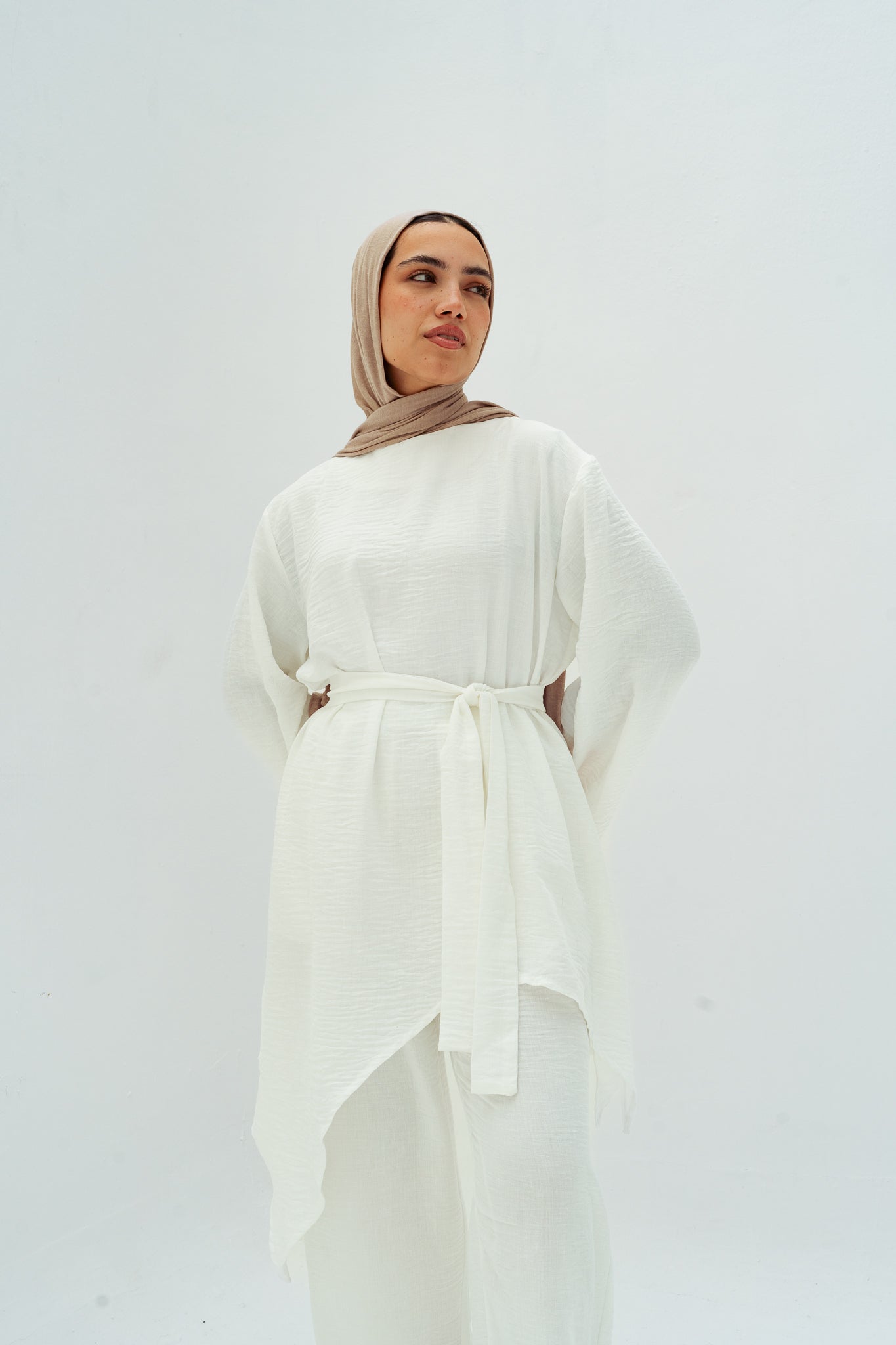 Ella asymmetric top in White