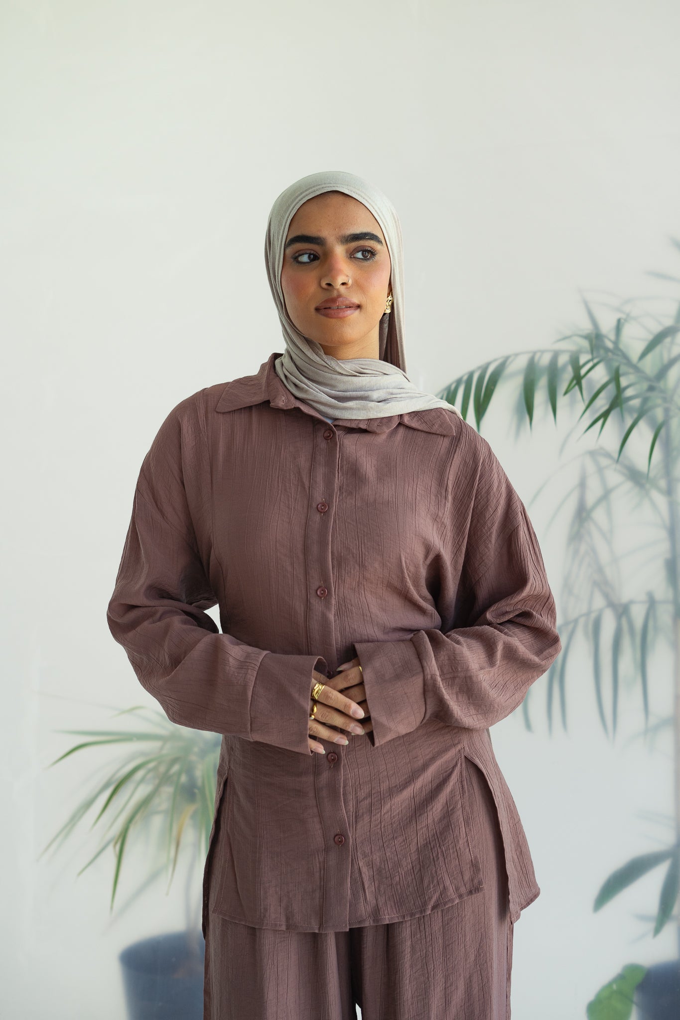Eva set in brown