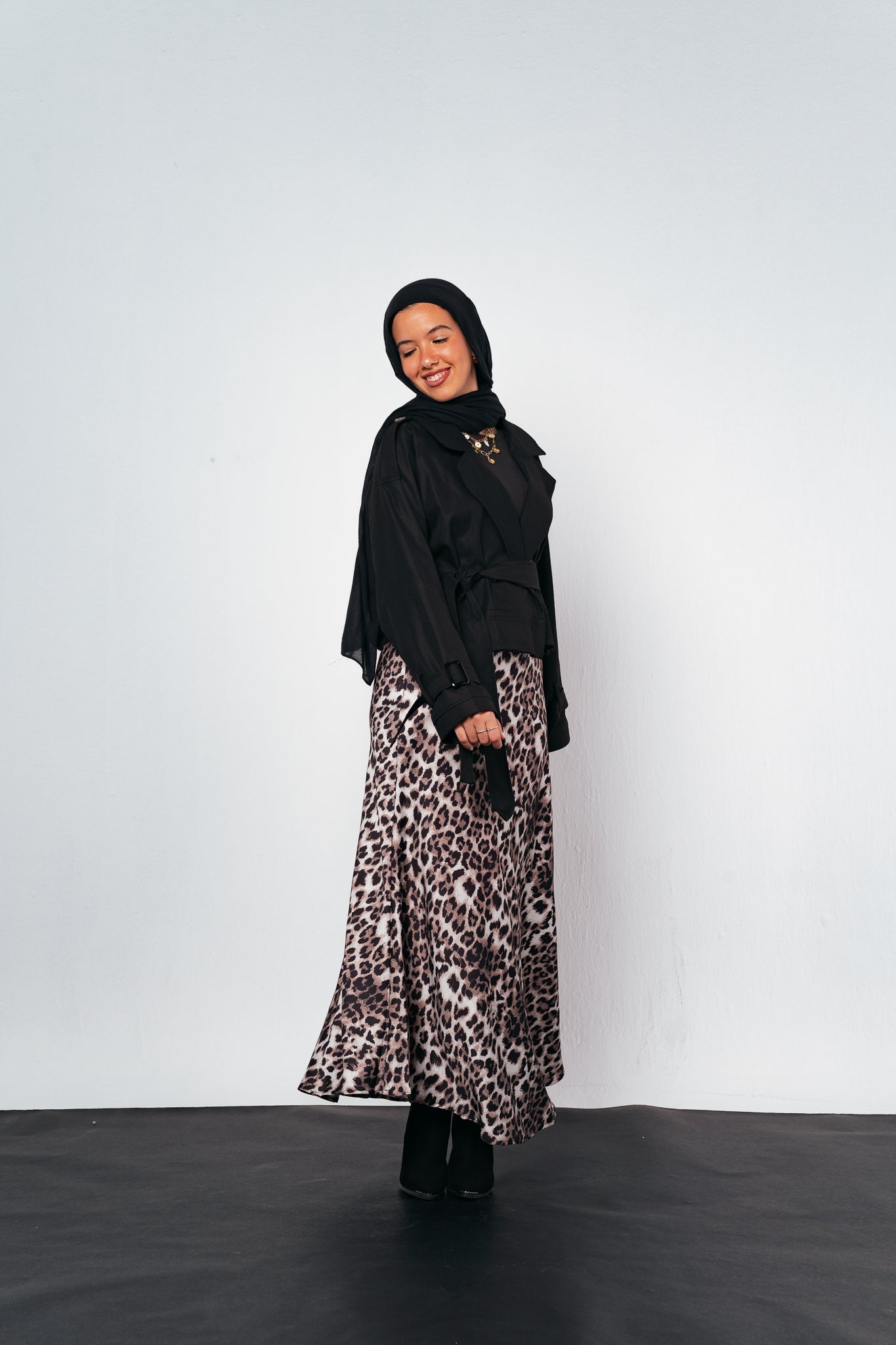 Greige Leo Skirt