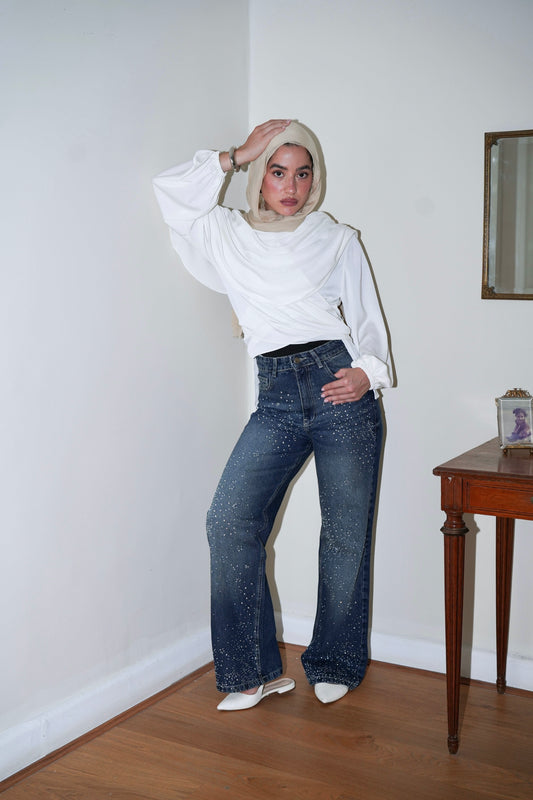 You’re The Spark Denim Pants in Dark Blue