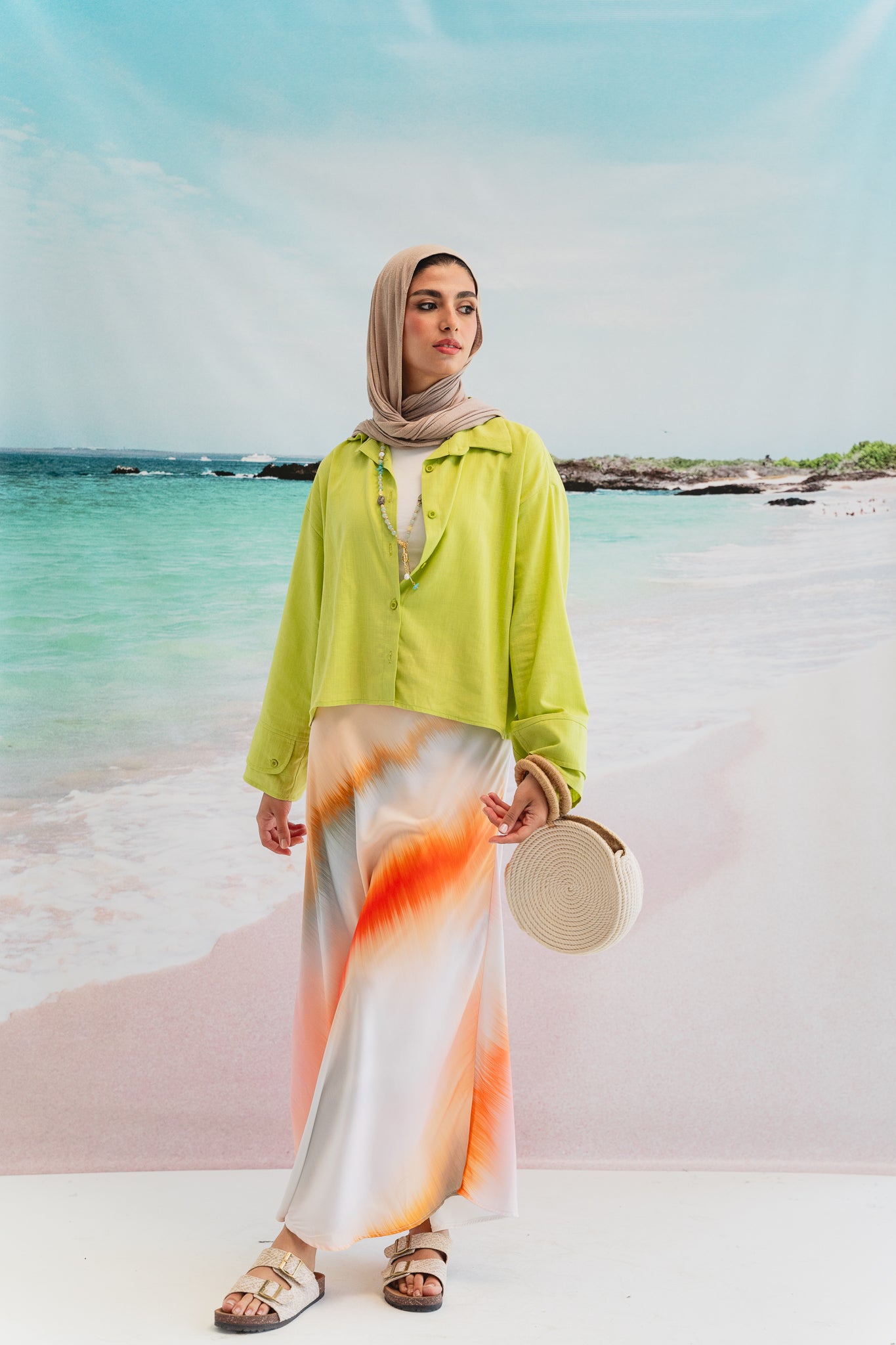 Sunset glow skirt