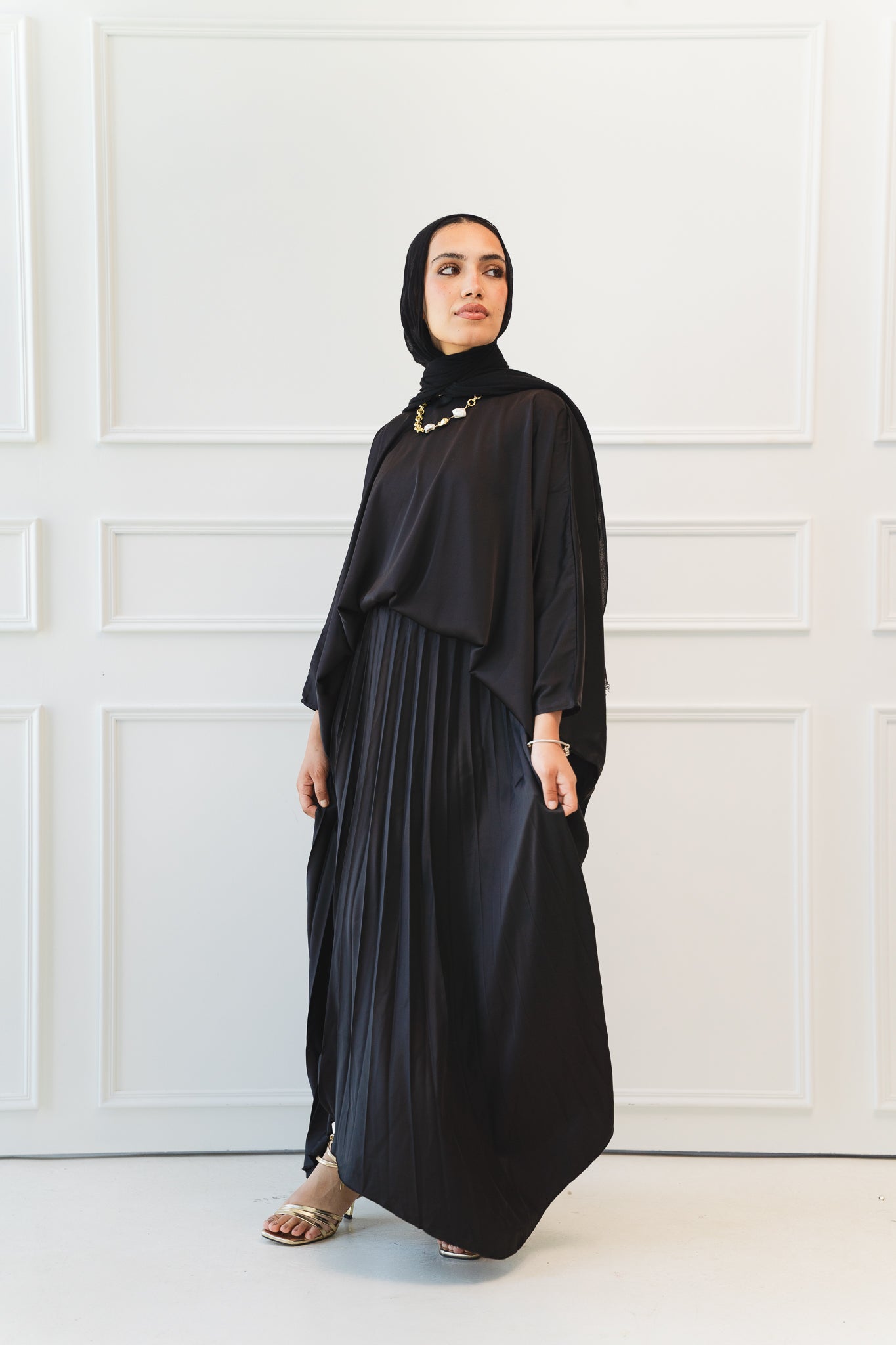 Ash Asymmetrical Skirt in Black