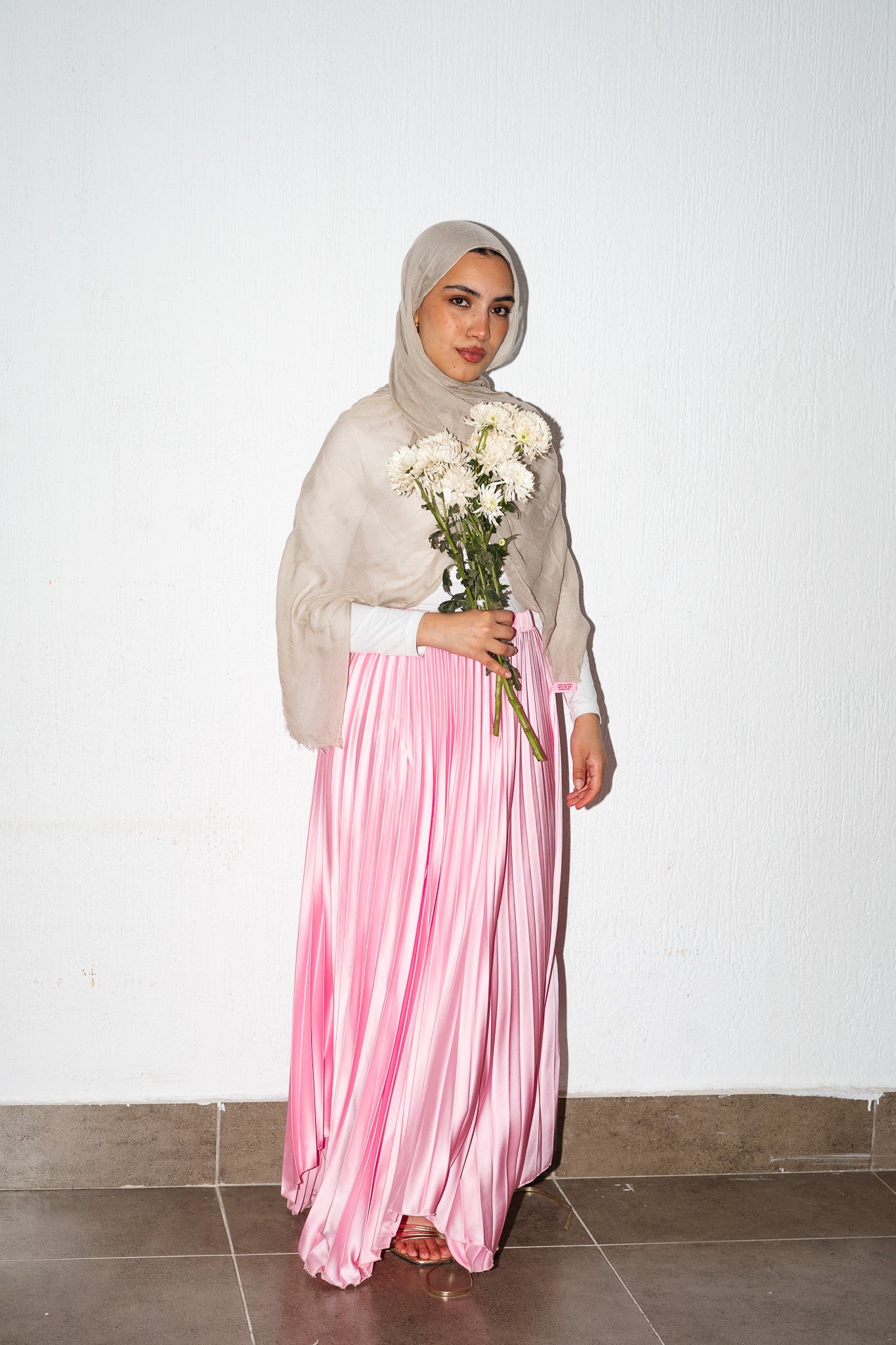 Ash Asymmetrical Skirt in Pink