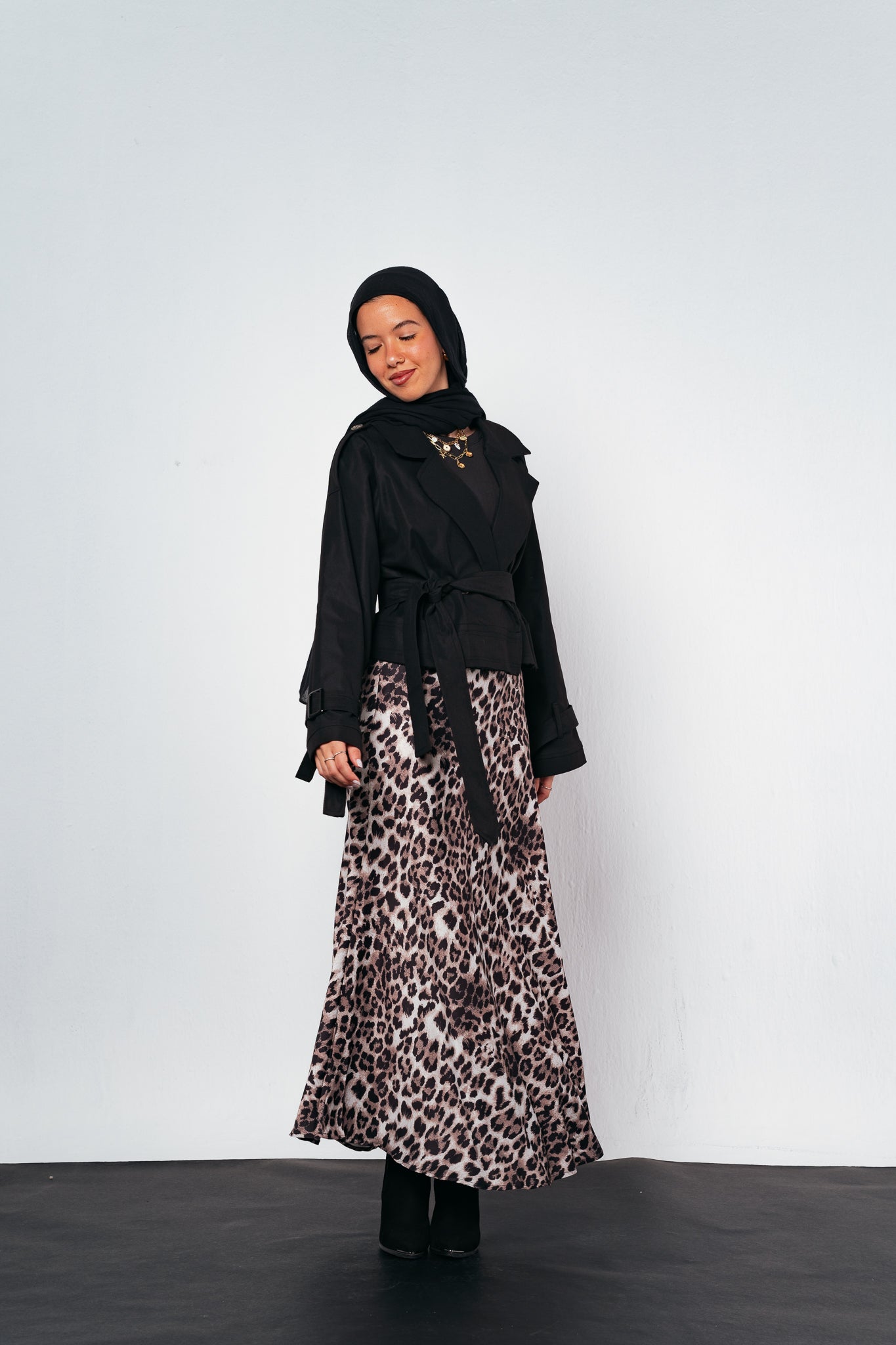 Greige Leo Skirt