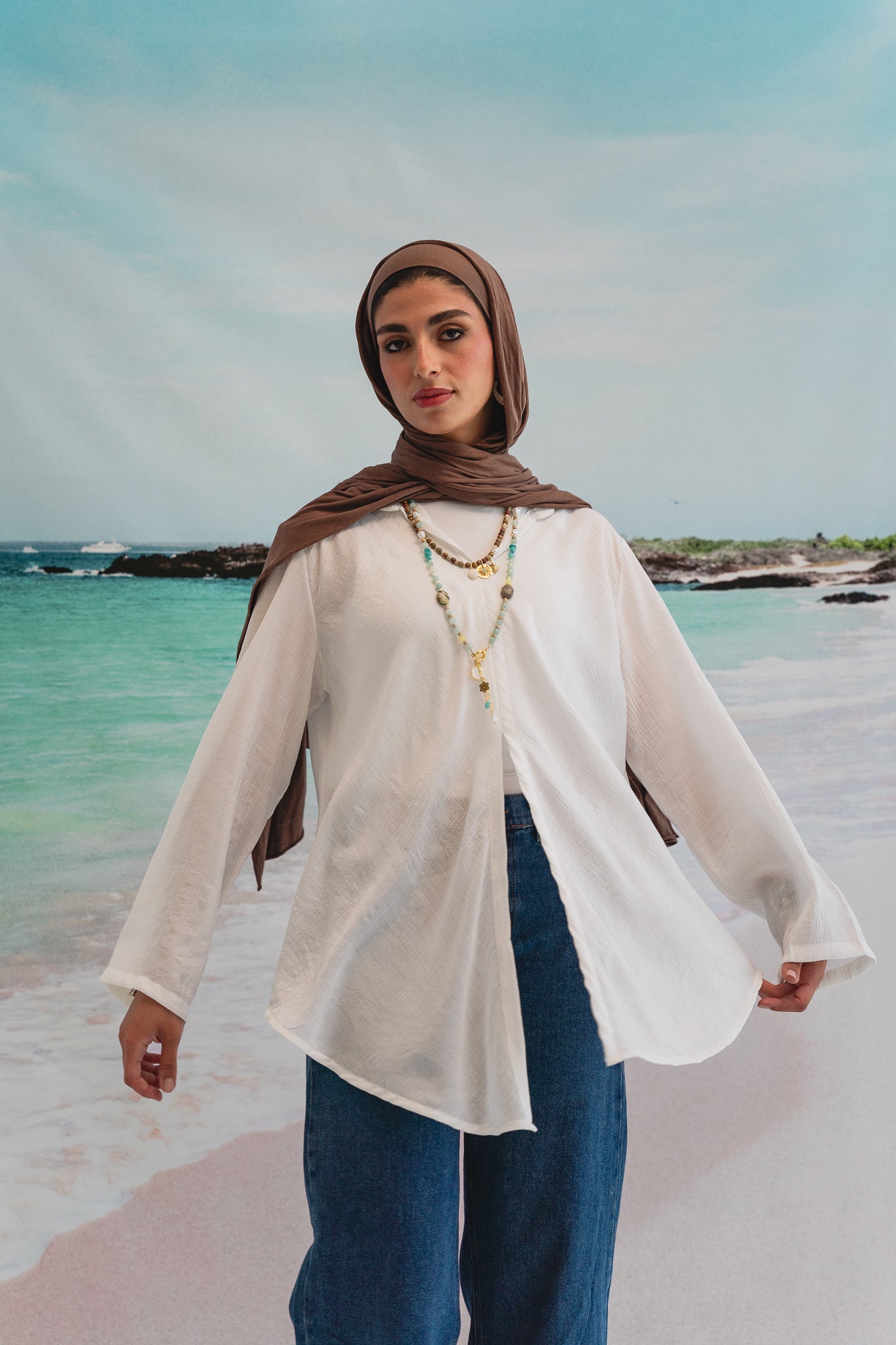 Sea breeze shirt in White