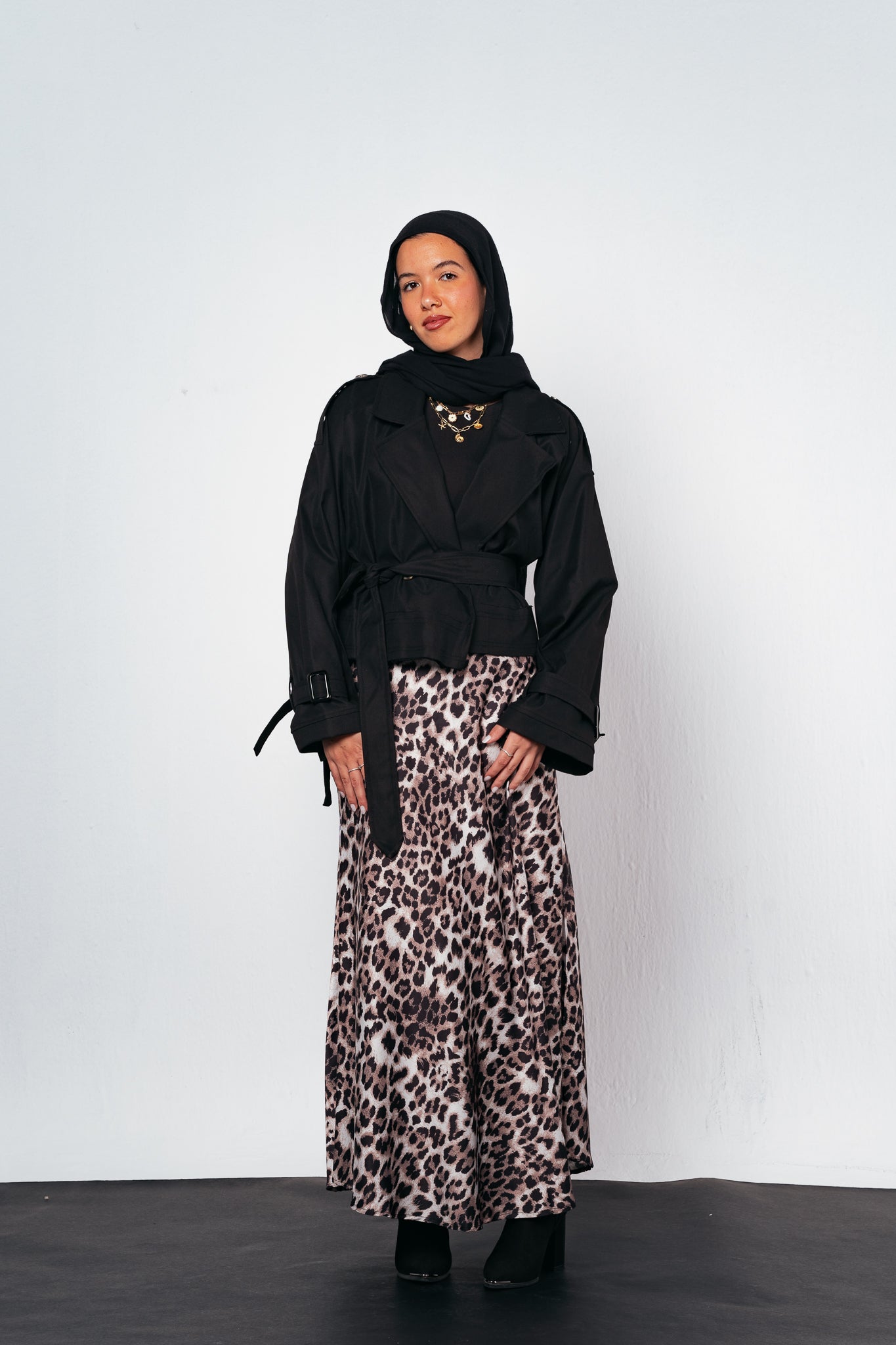 Greige Leo Skirt