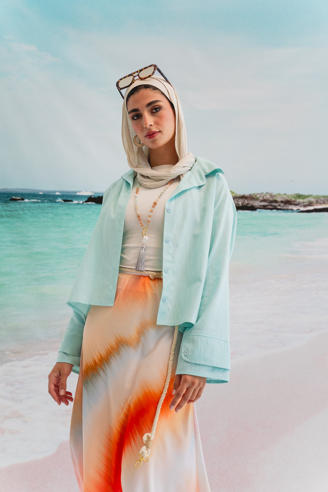 Sunset glow skirt