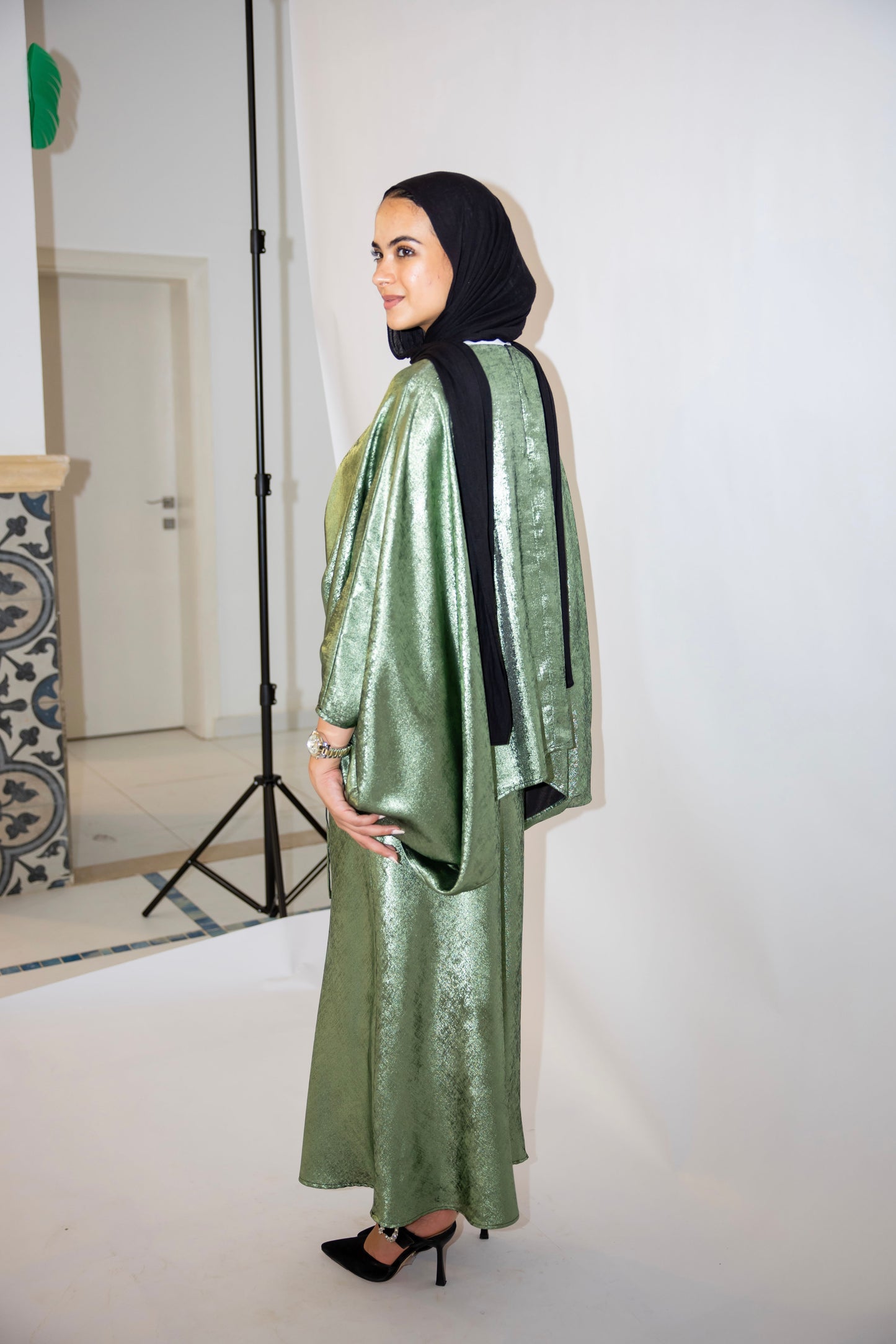 Nayla set in Green olive