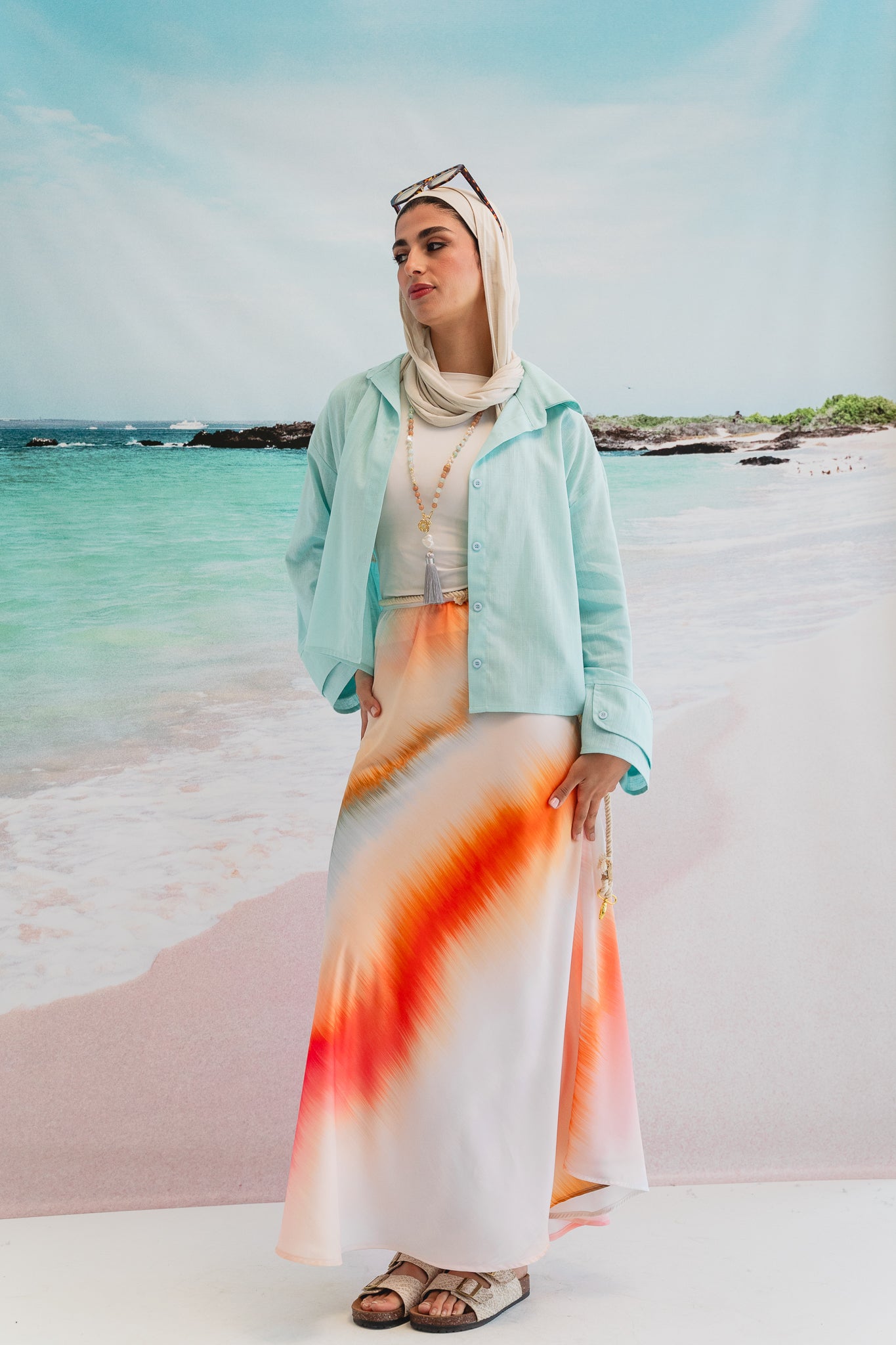 Sunset glow skirt