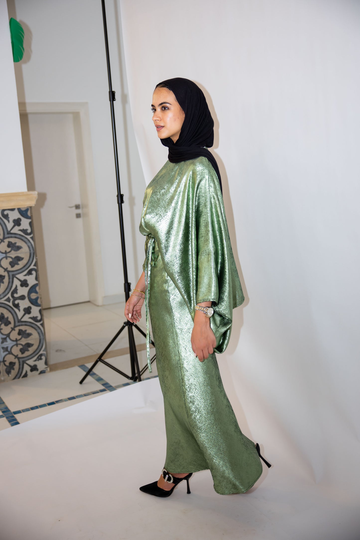 Nayla set in Green olive