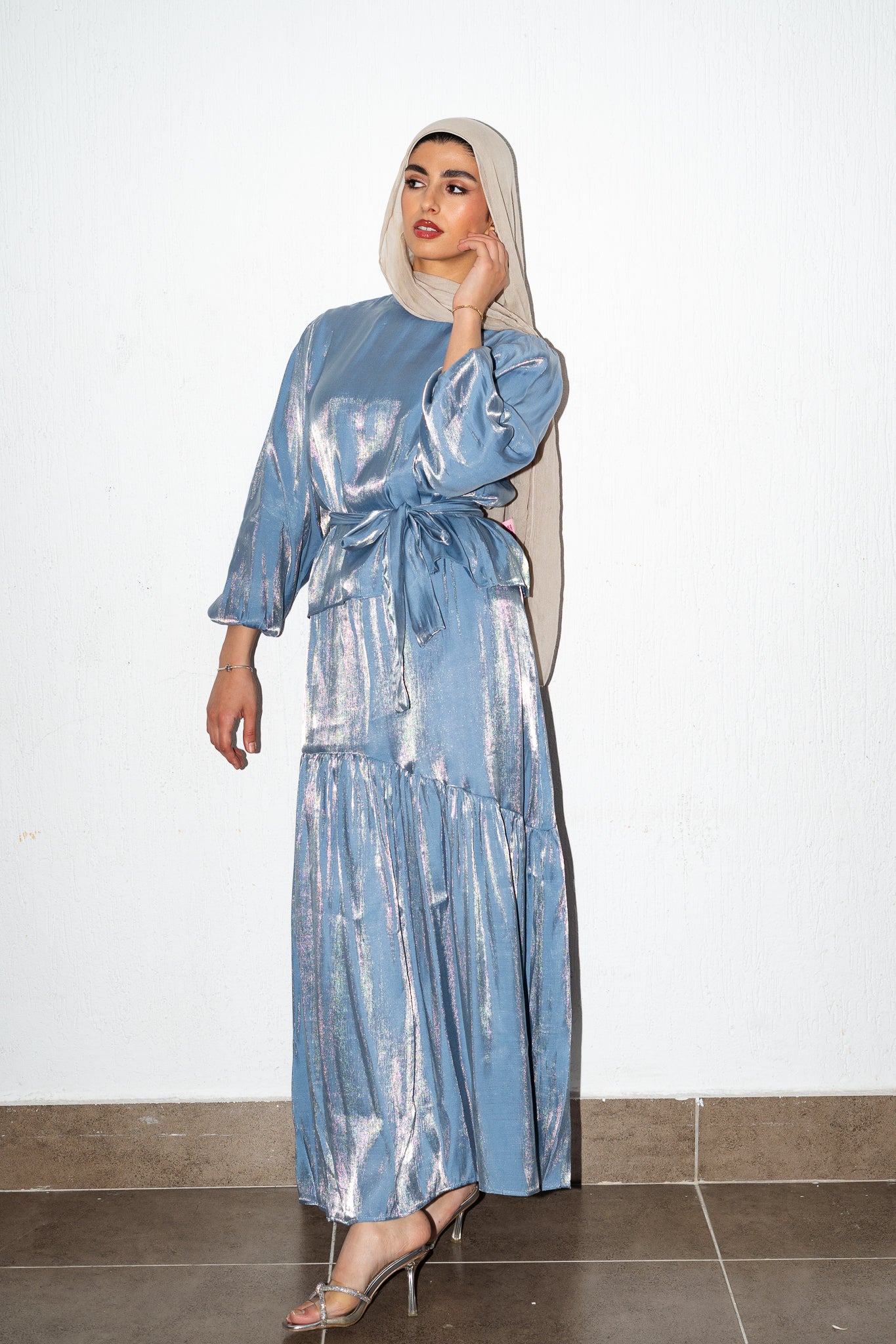 Isla Set in Silver Blue