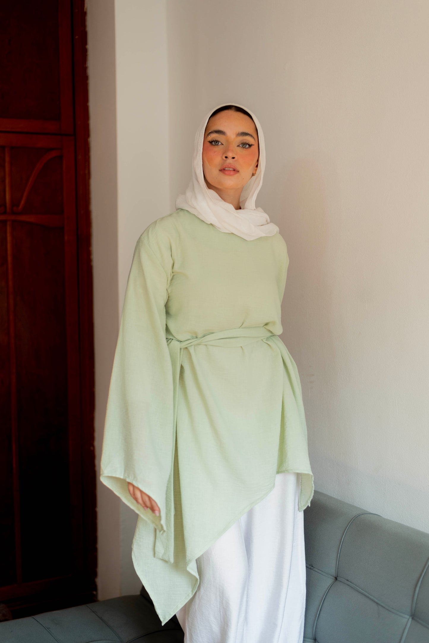 Ella asymmetric top in Mint