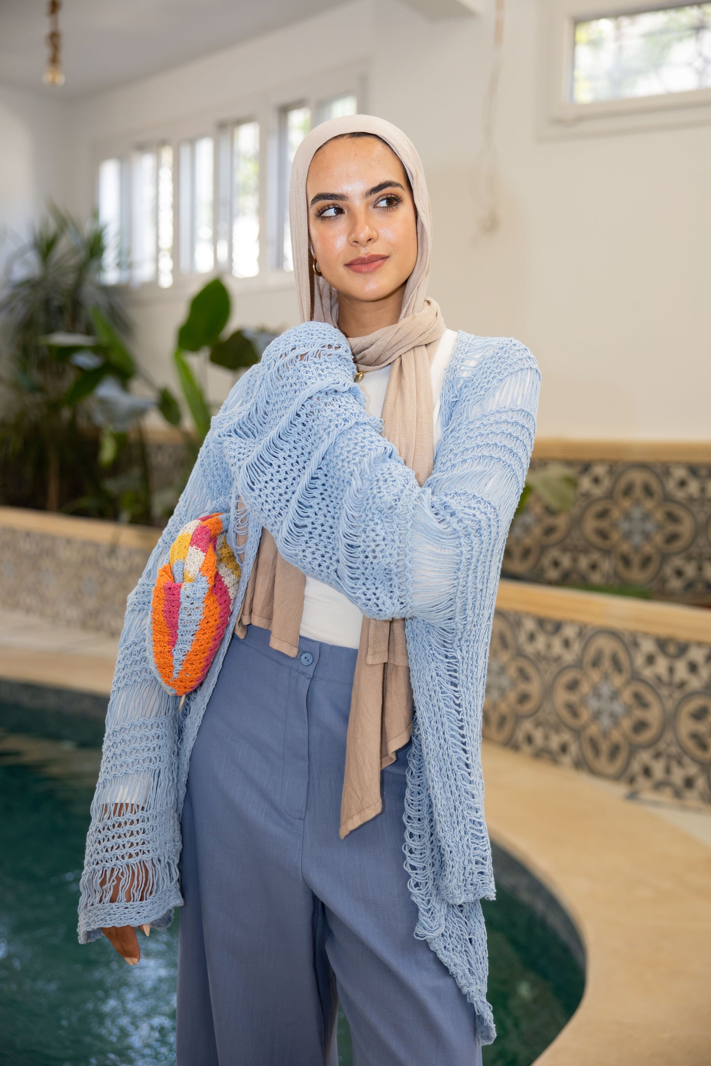 Dreamy Woven Clutch