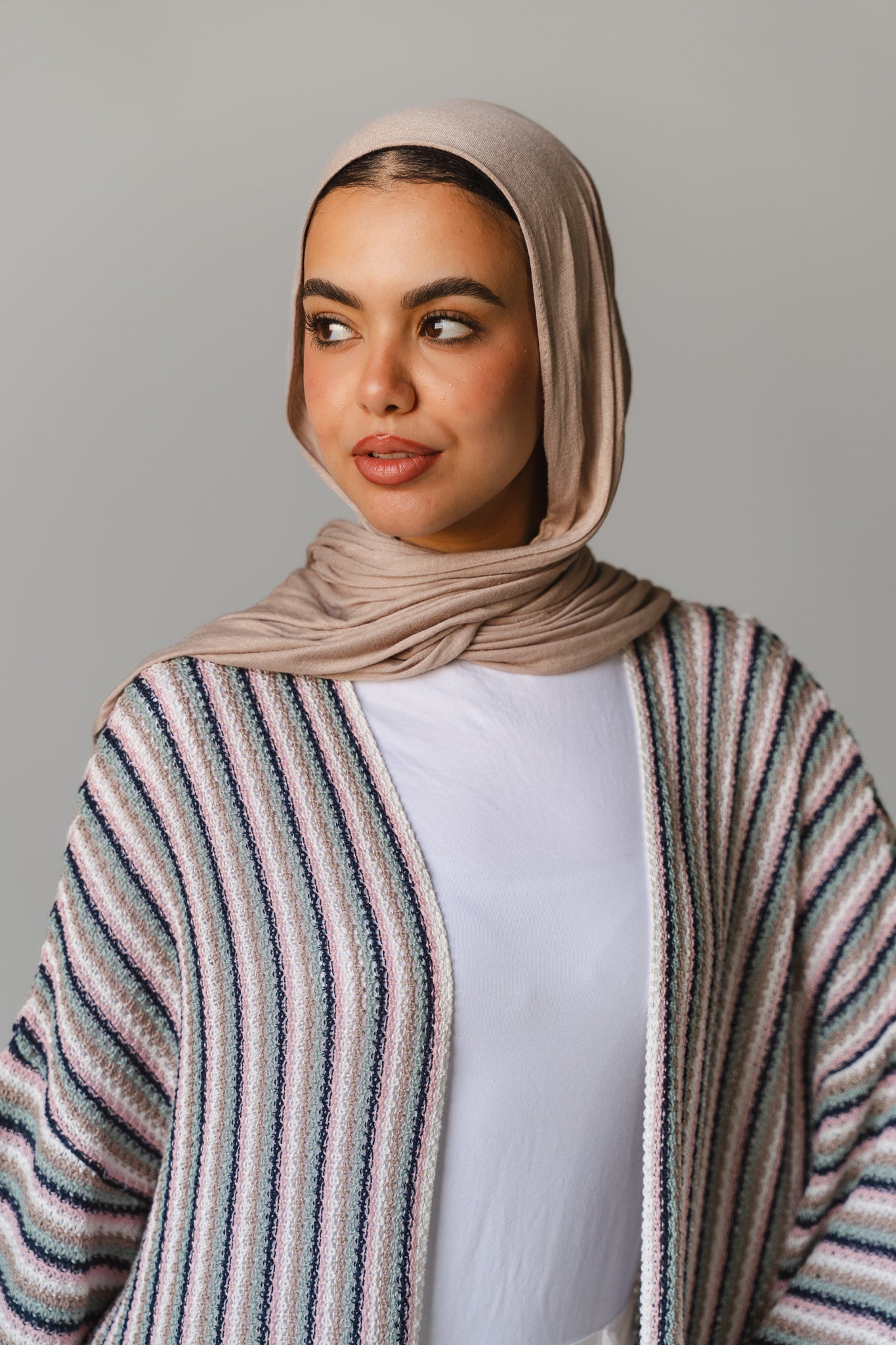 Earthy Waves Crochet Long Cardigan