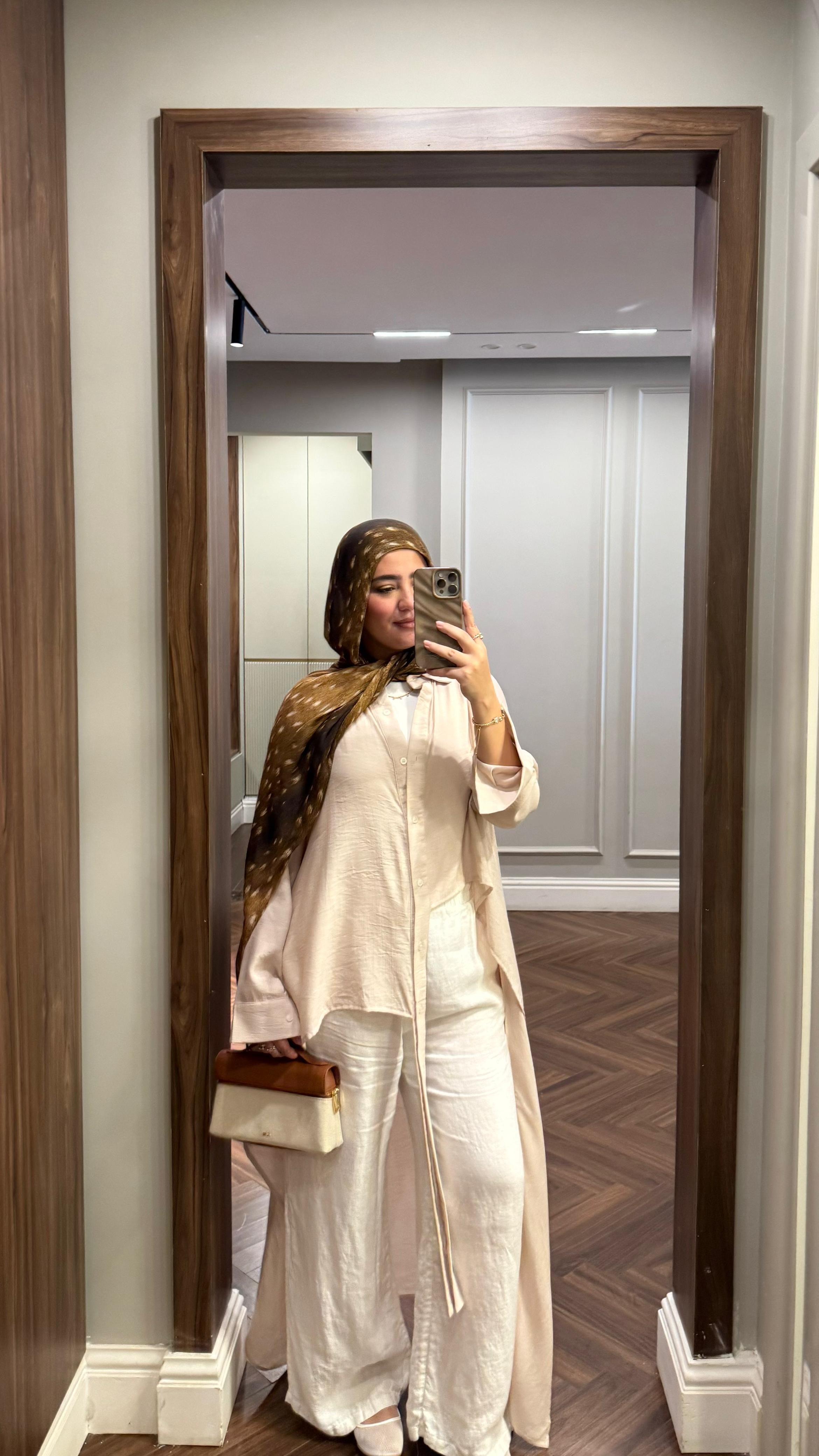 All Around Asymmetric Top in Beige