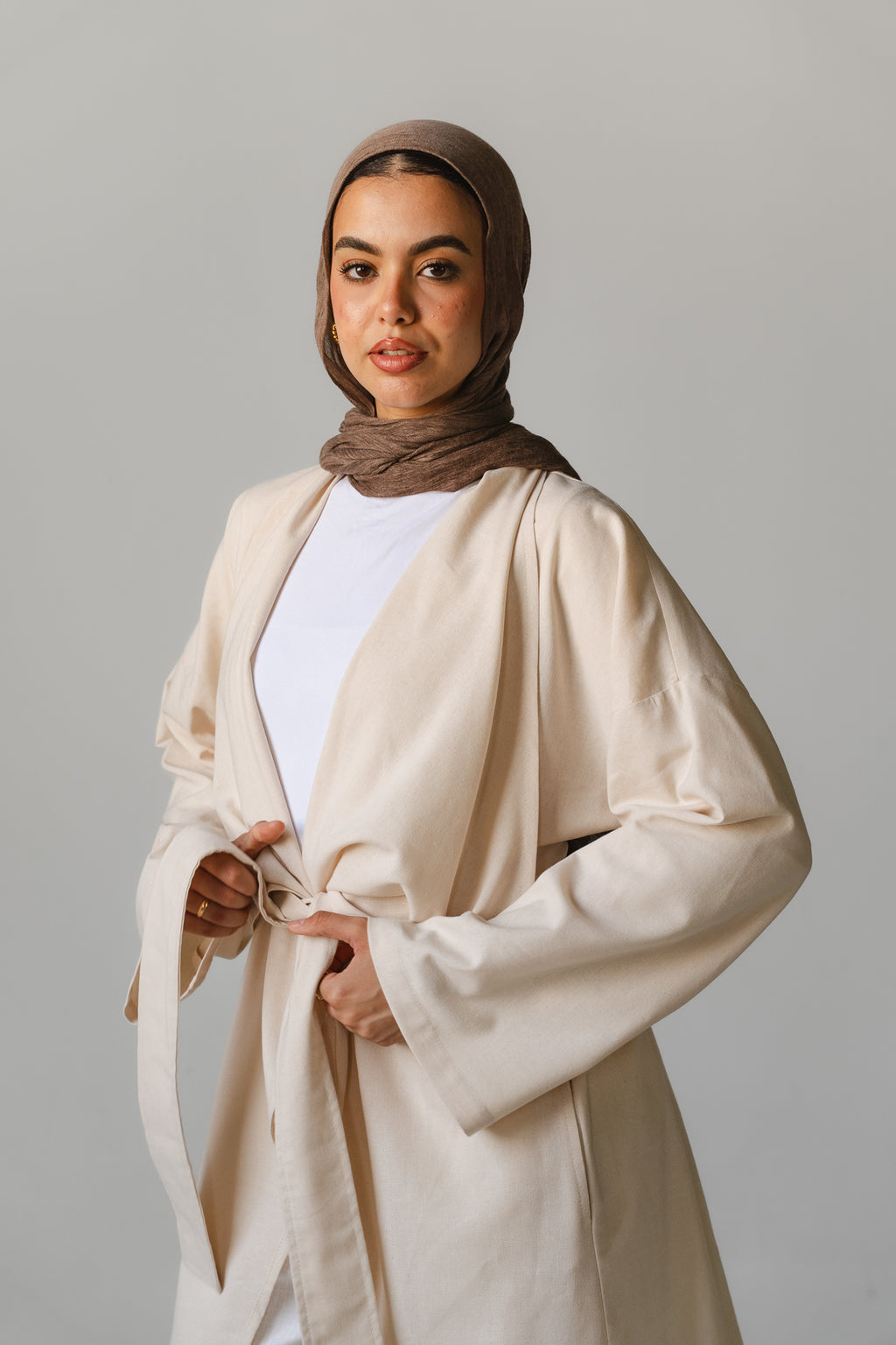 Main Bloom Moment Cardigan in Beige