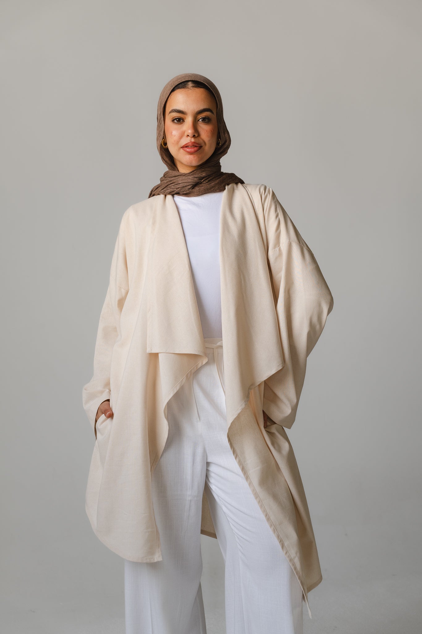 Main Bloom Moment Cardigan in Beige