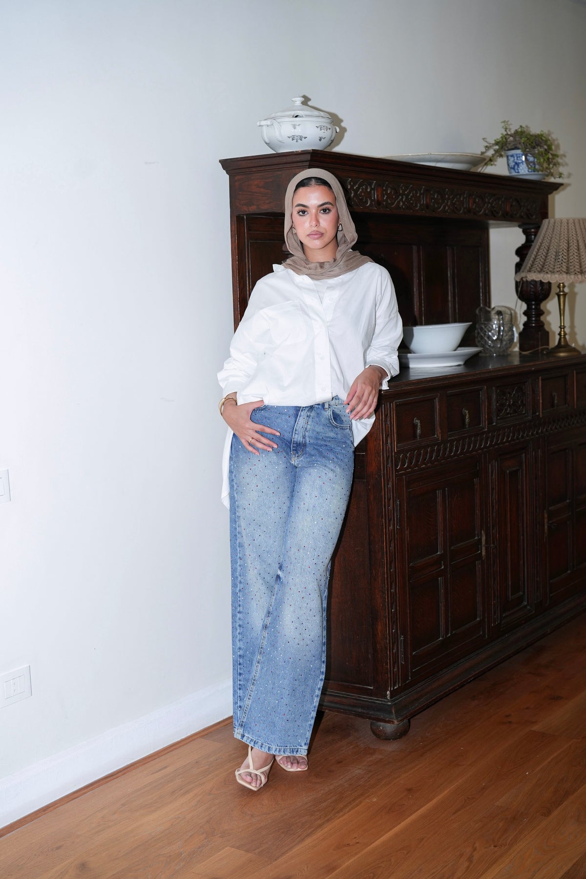 Extra You Denim Pants in Light Blue
