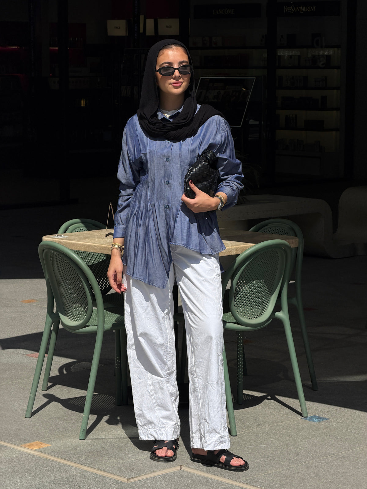 Dreamy Folds Shirt in Indigo