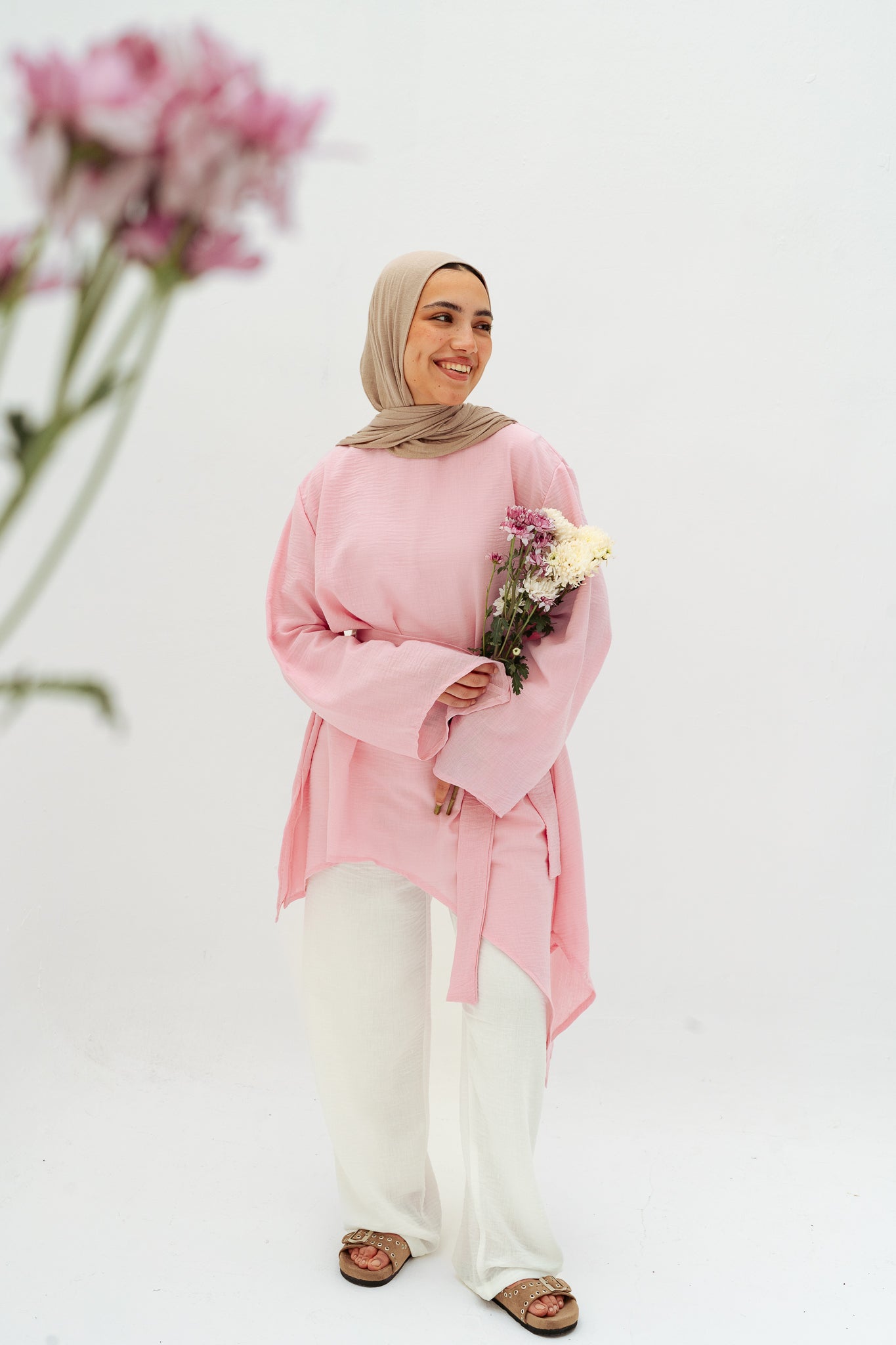 Ella asymmetric top in Rose