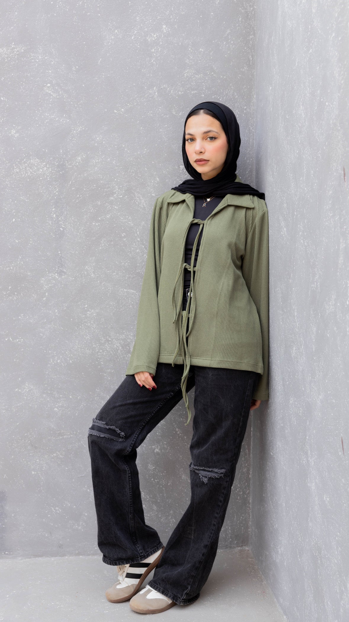 Tied to Go Top in Olive