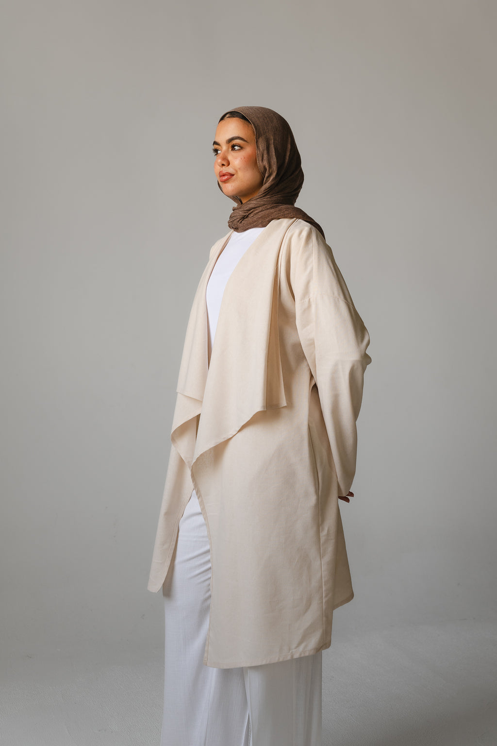 Main Bloom Moment Cardigan in Beige
