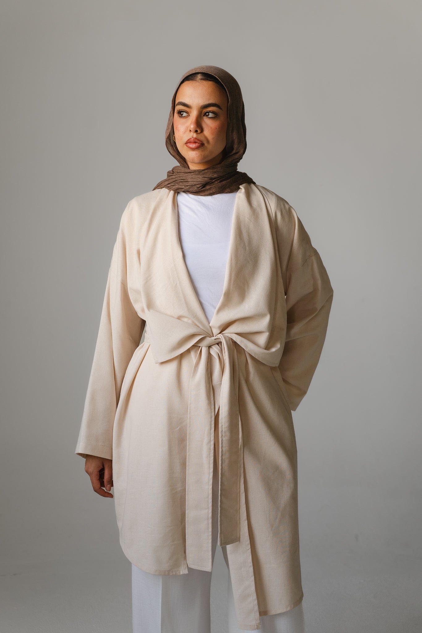 Main Bloom Moment Cardigan in Beige