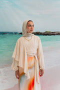 Salty Tie Top in Beige