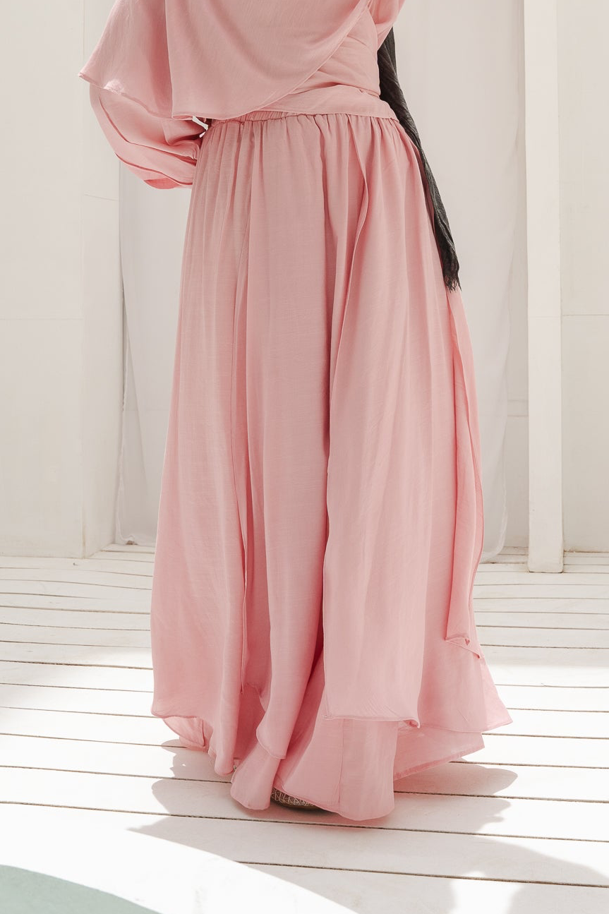 Love Me Layers Skirt in Rose