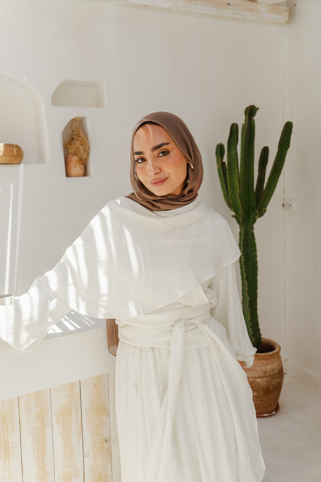 Salty Tie Top in White