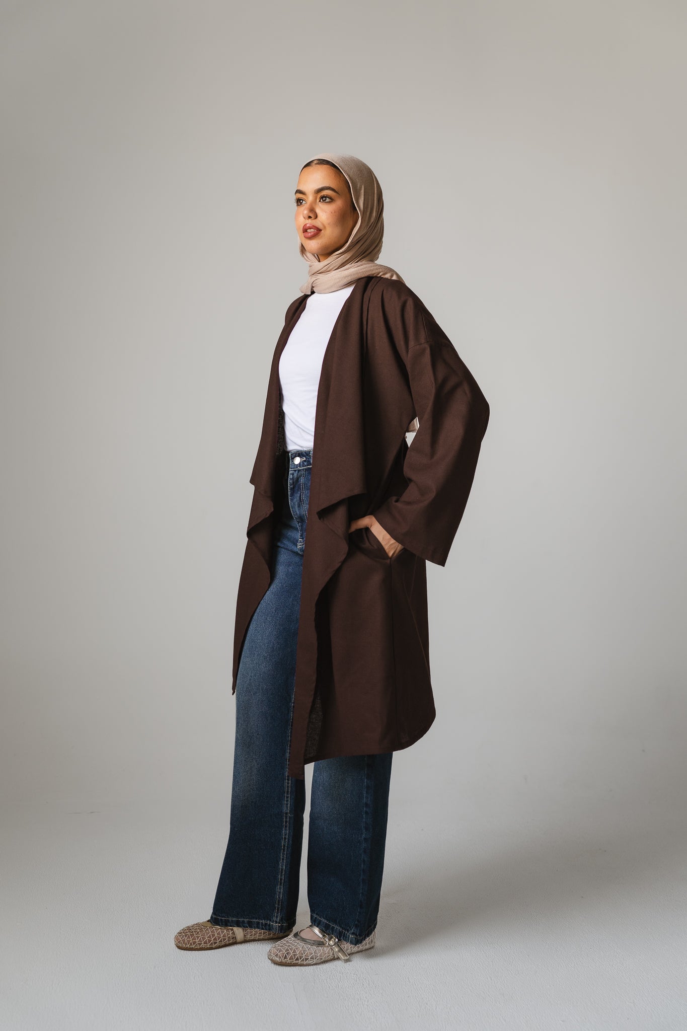 Main Bloom Moment Cardigan in Brown