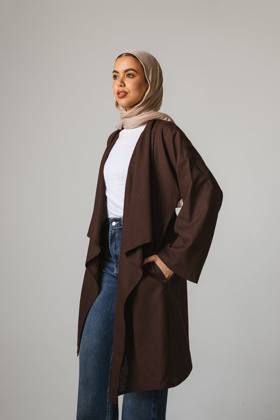Main Bloom Moment Cardigan in Brown