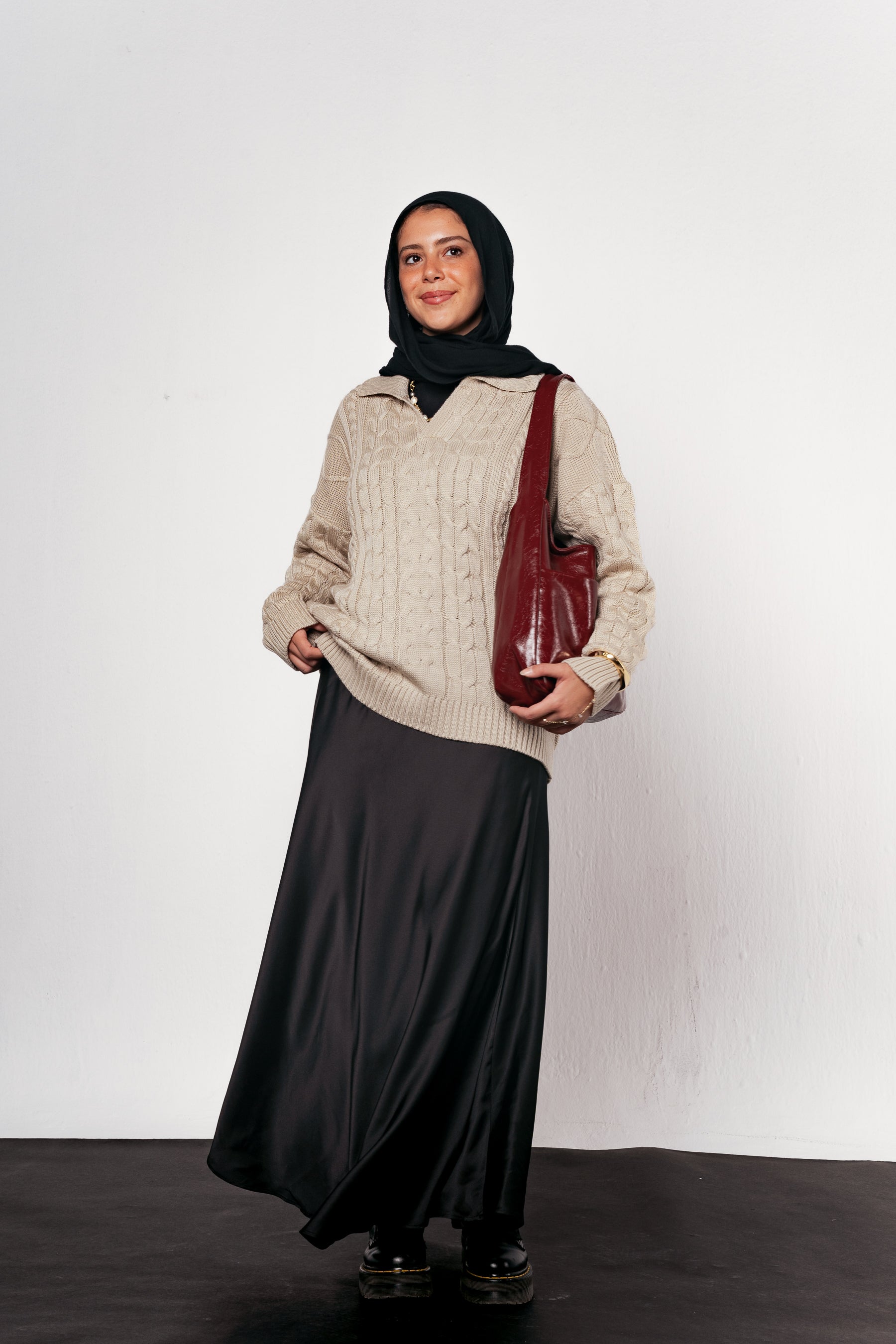 Knit Heaven Pullover in Beige