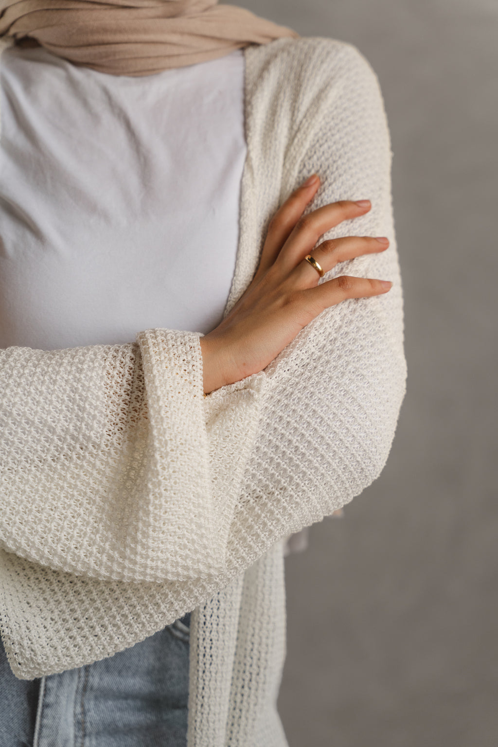 Cloud Crochet Long Cardigan