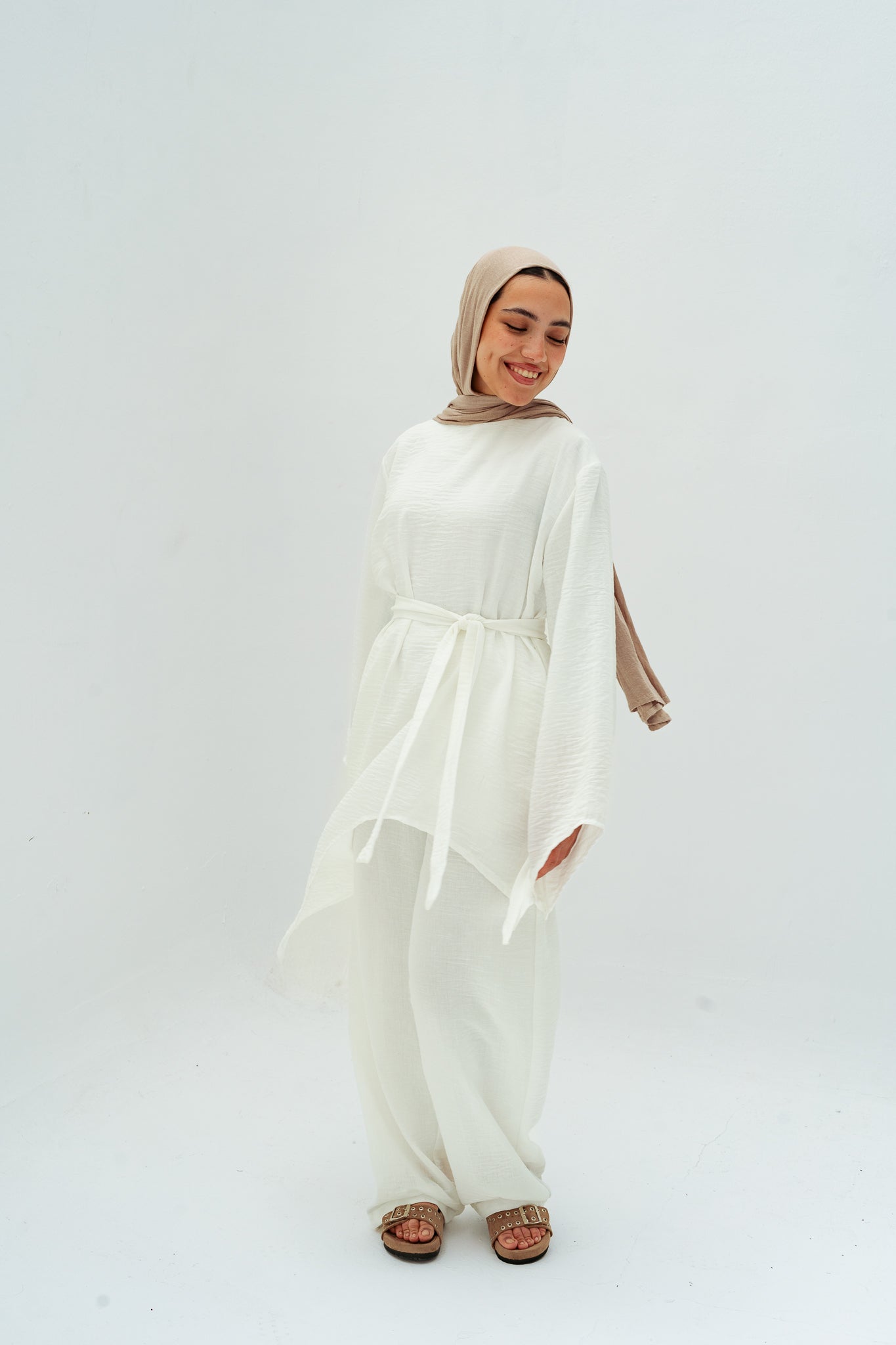 Ella asymmetric top in White