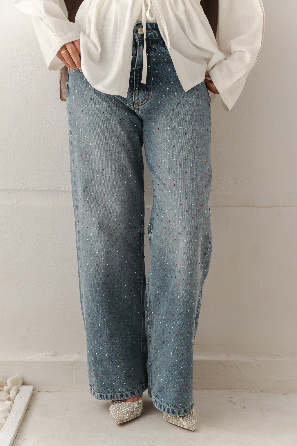 Extra You Denim Pants in Light Blue
