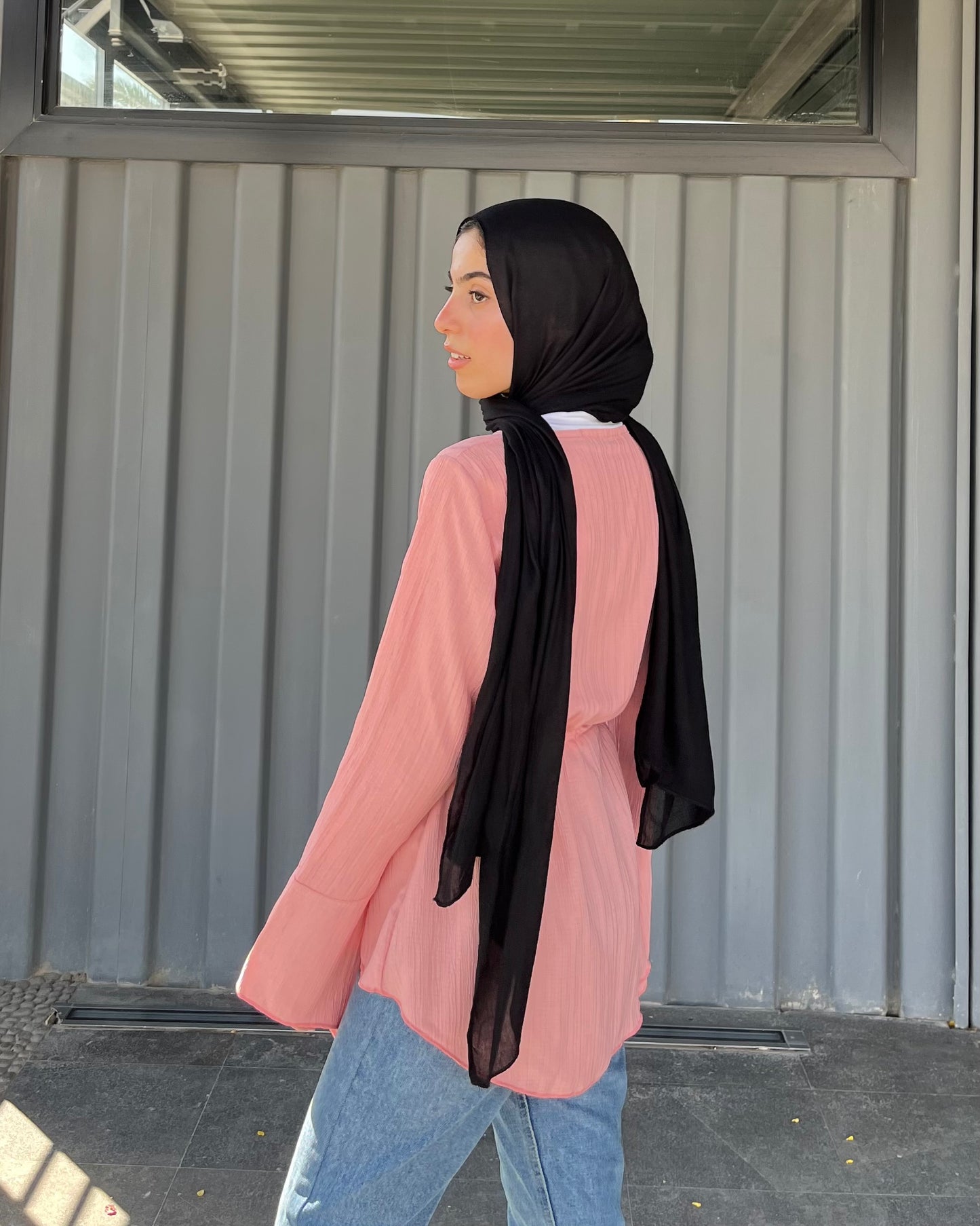 Long celine top in pink