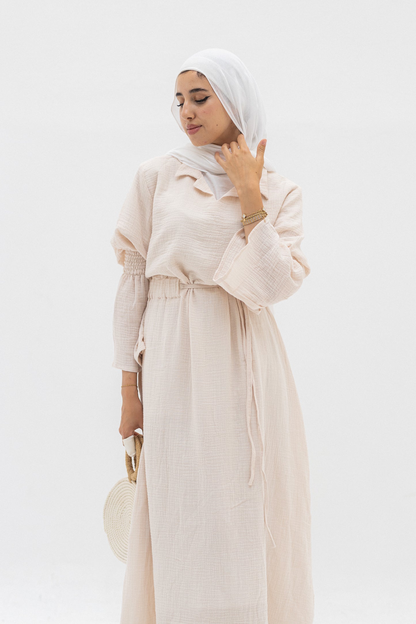 Diana dress in Beige