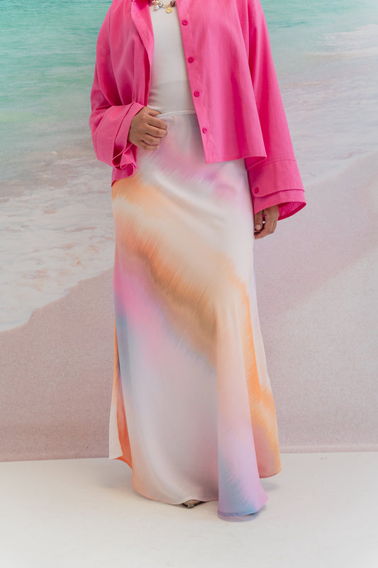 Wavy summer skirt