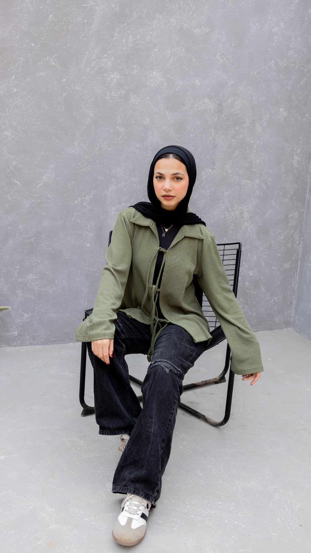 Tied to Go Top in Olive