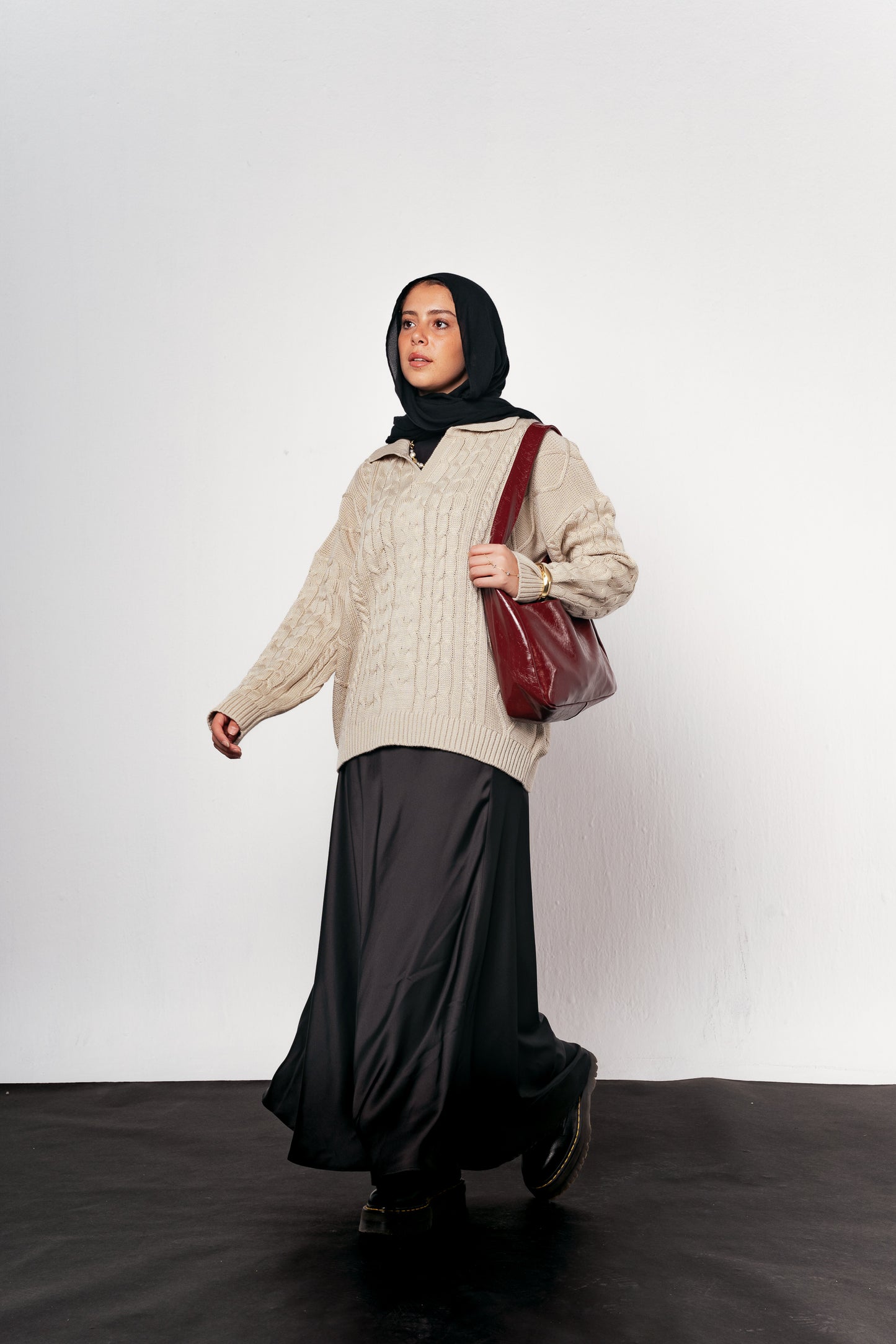 Knit Heaven Pullover in Beige