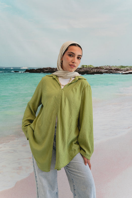Sea breeze shirt in Pistachio