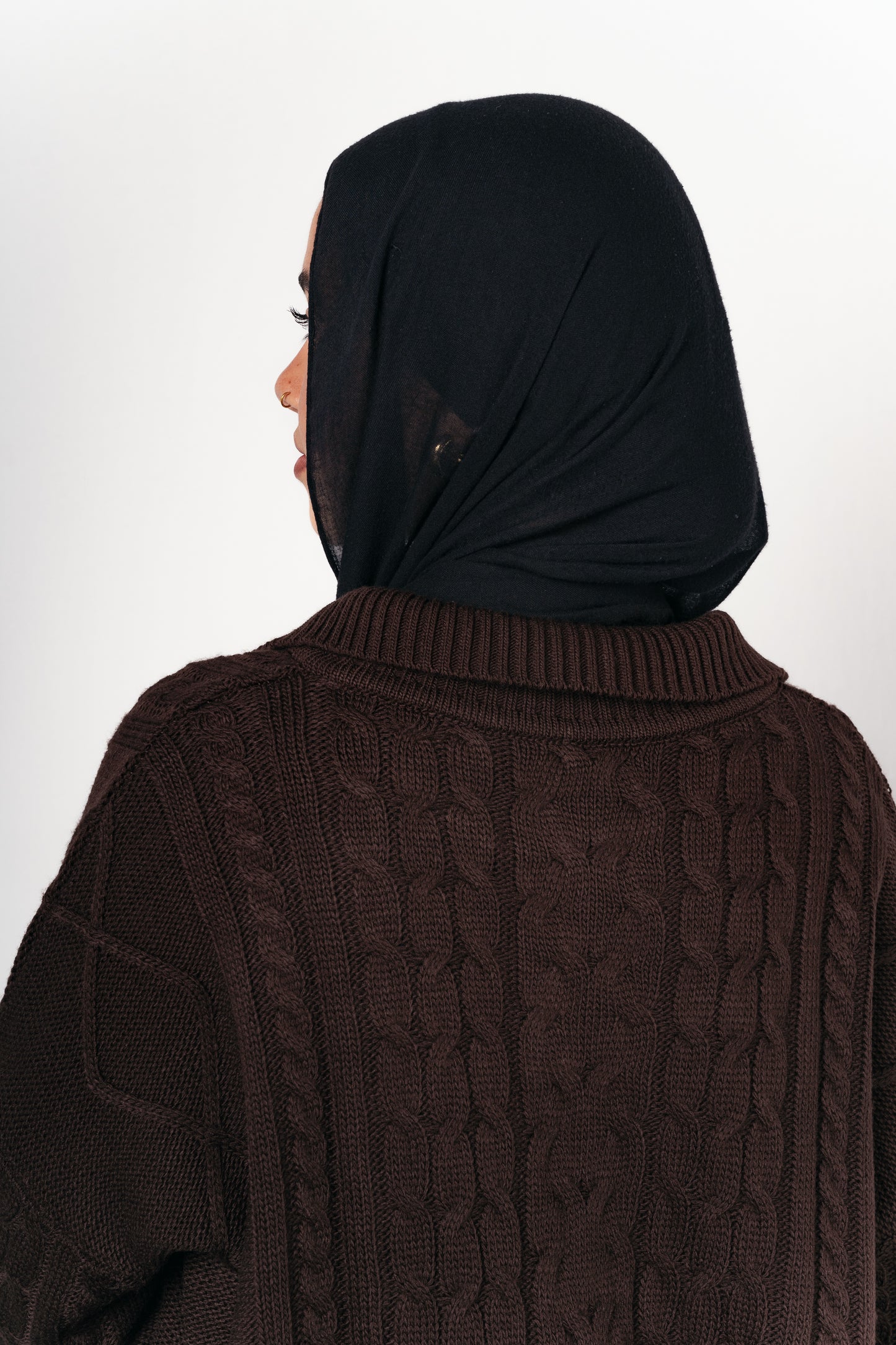 Knit Heaven Pullover in Brown