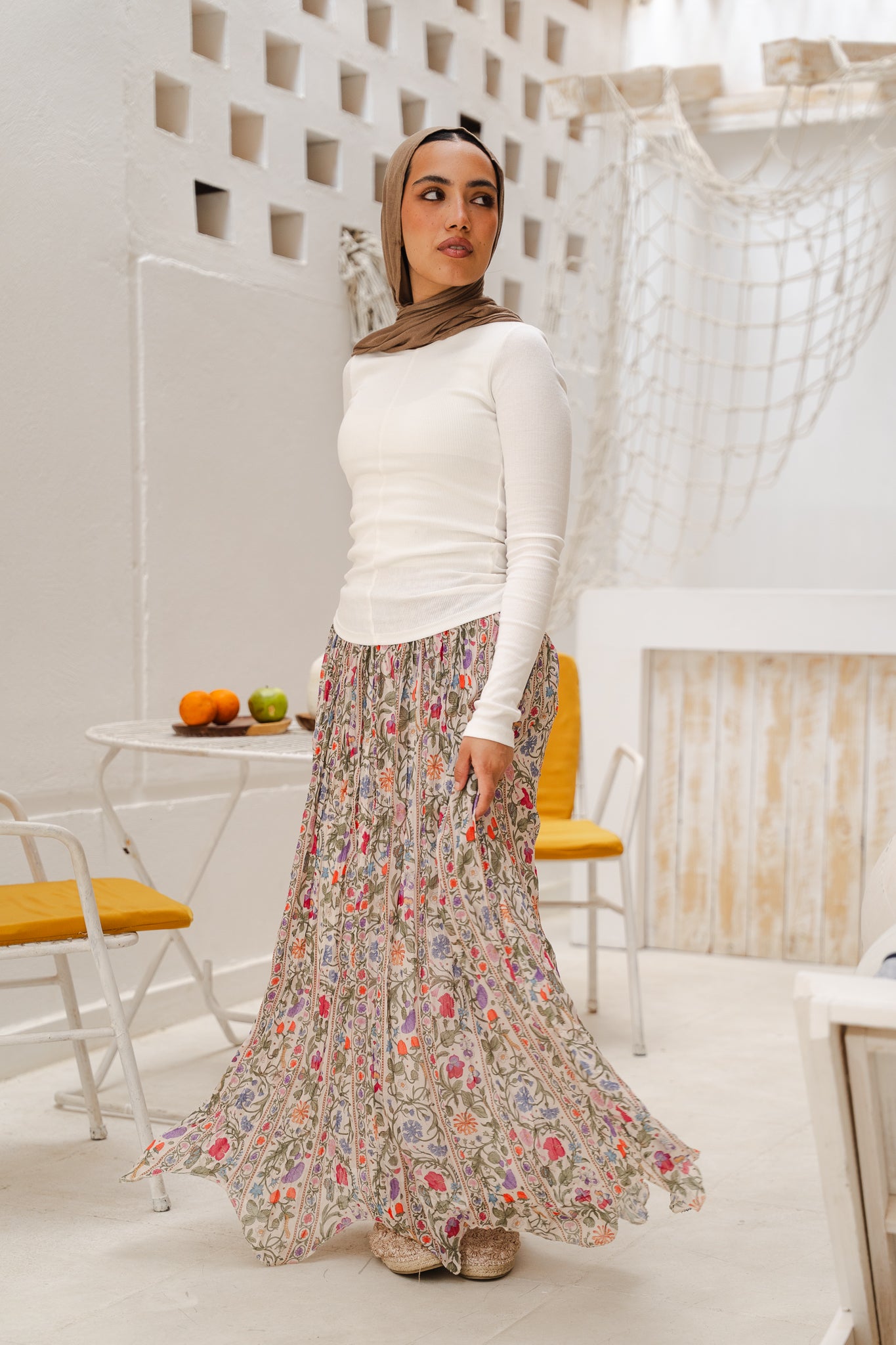 In My Blossom Era Asymmetric Skirt