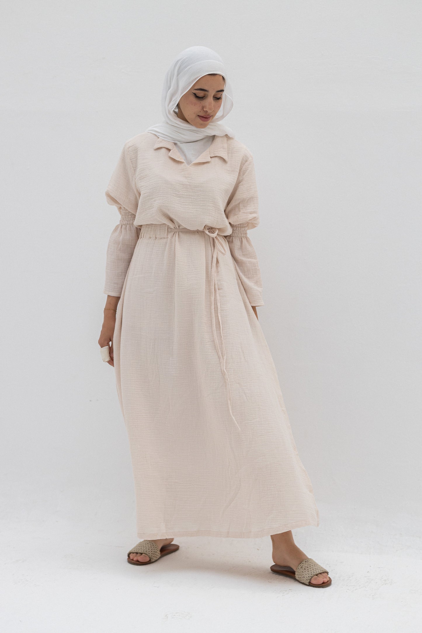 Diana dress in Beige