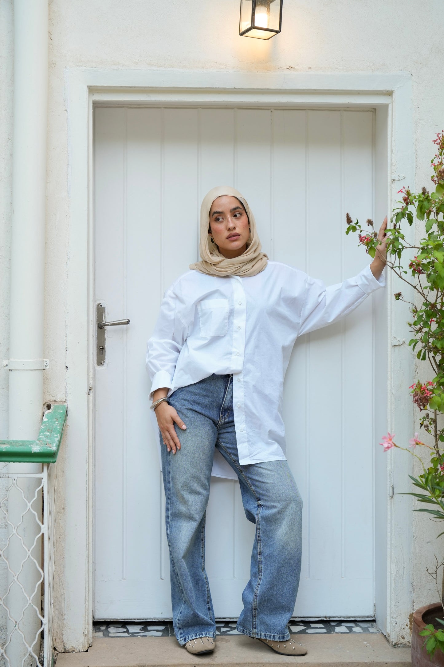 The Signature Poplin Shirt in White